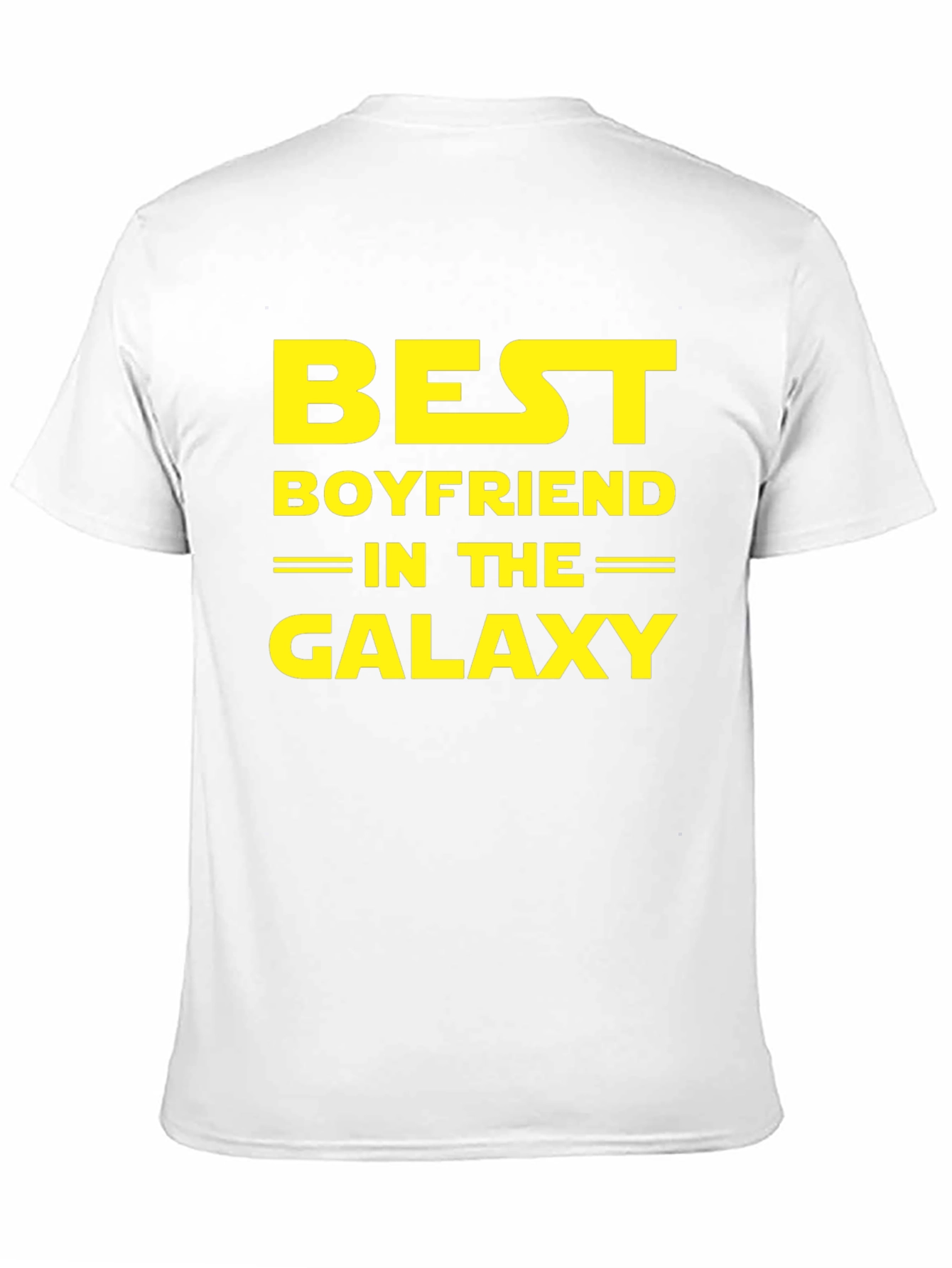 Black Best Boyfriend in the Galaxy T-Shirt view 11