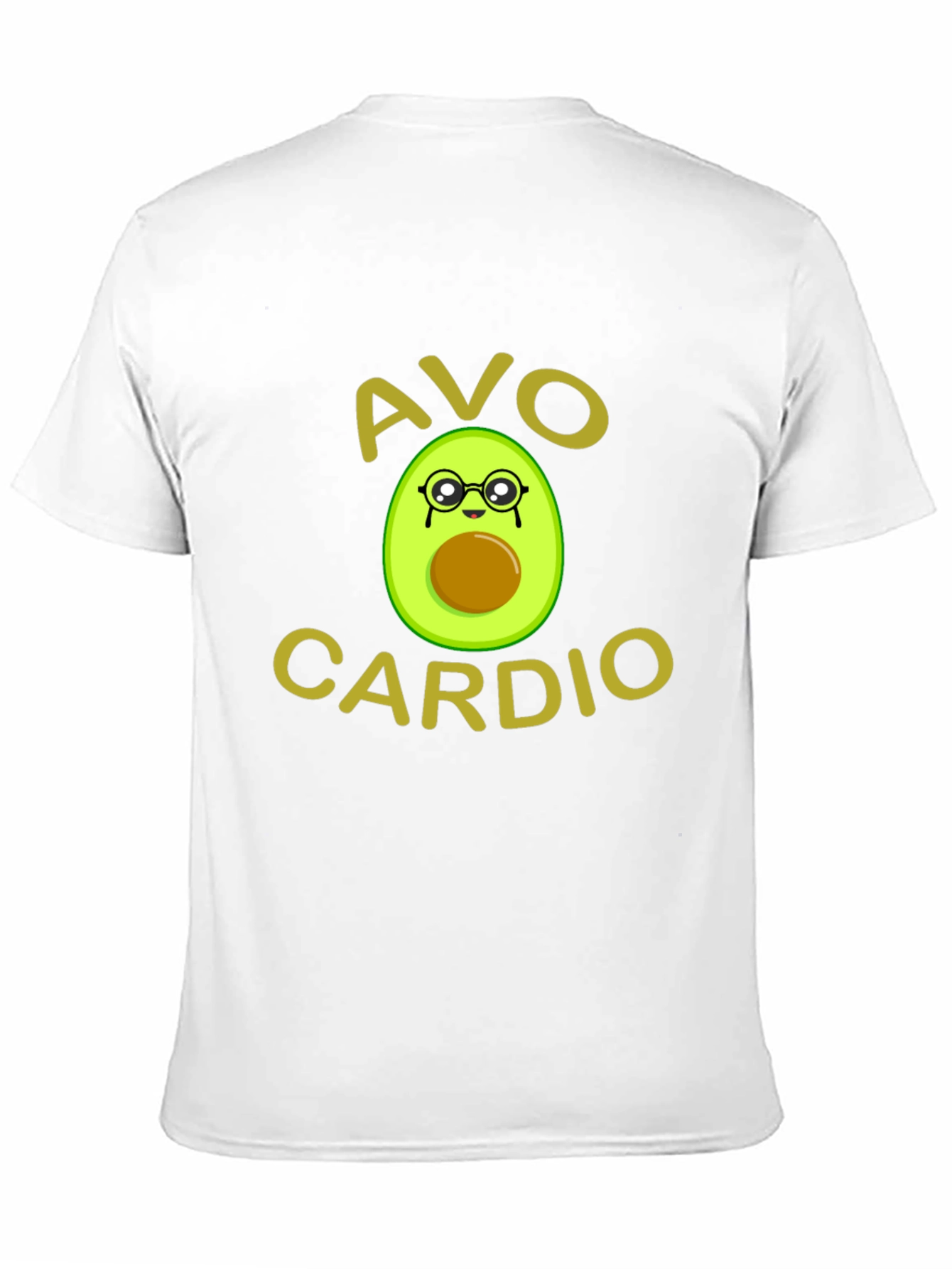 Black Avo Cardio T-Shirt - Funny Avocado Workout Tee view 11