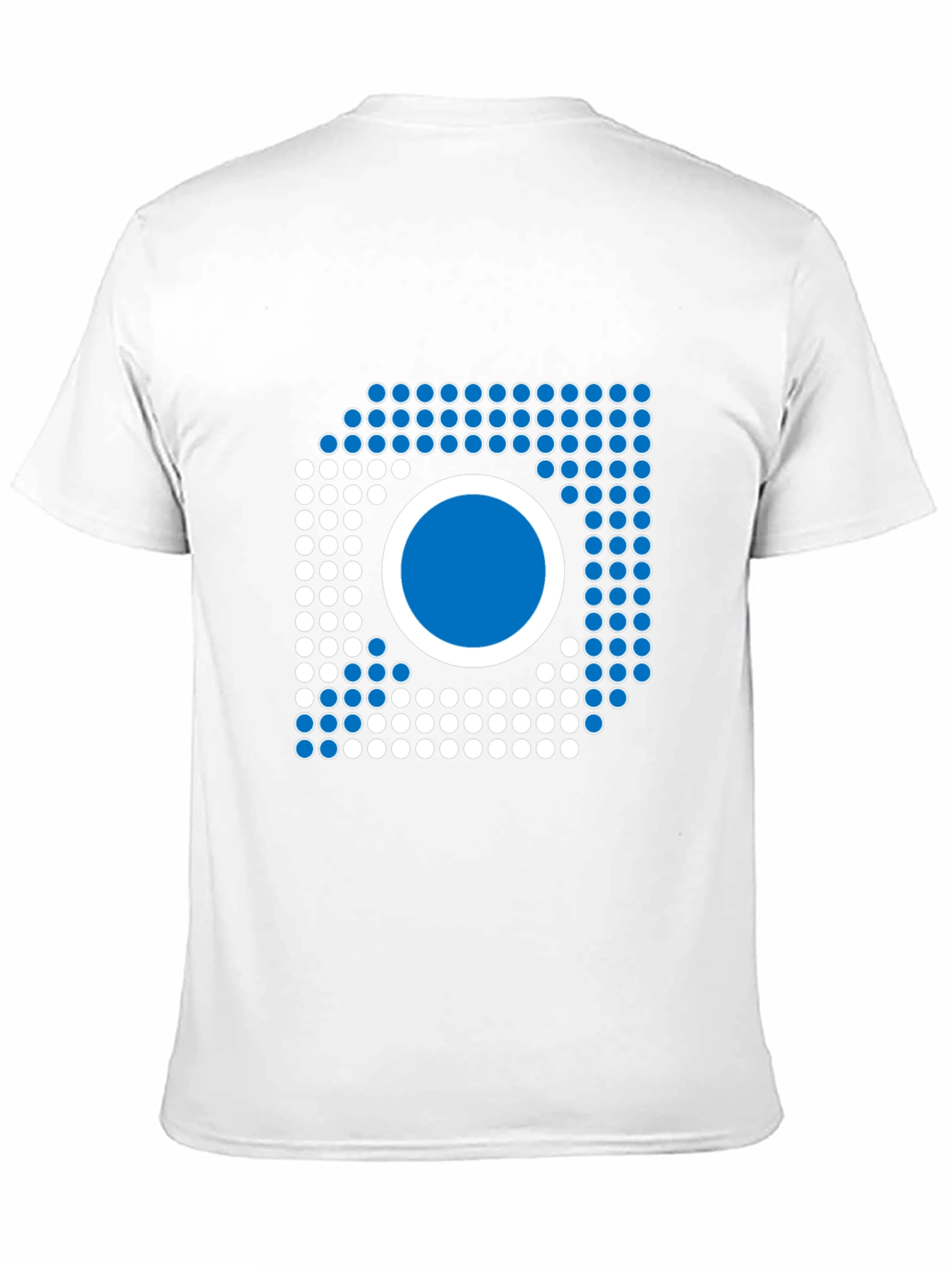 Modern Geometric Graphic Tee - Black - 11