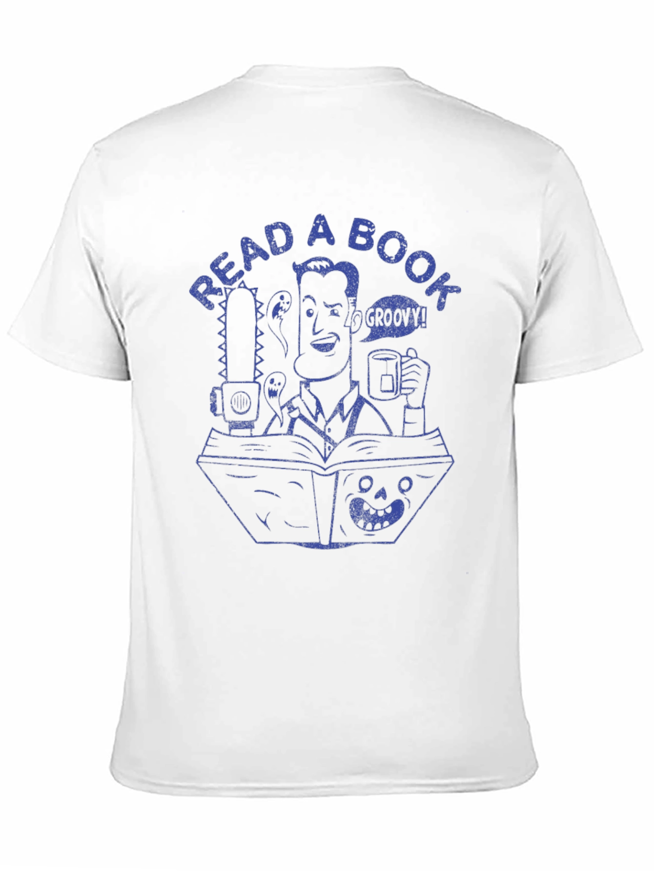 Black Read A Book! Groovy T-Shirt view 11