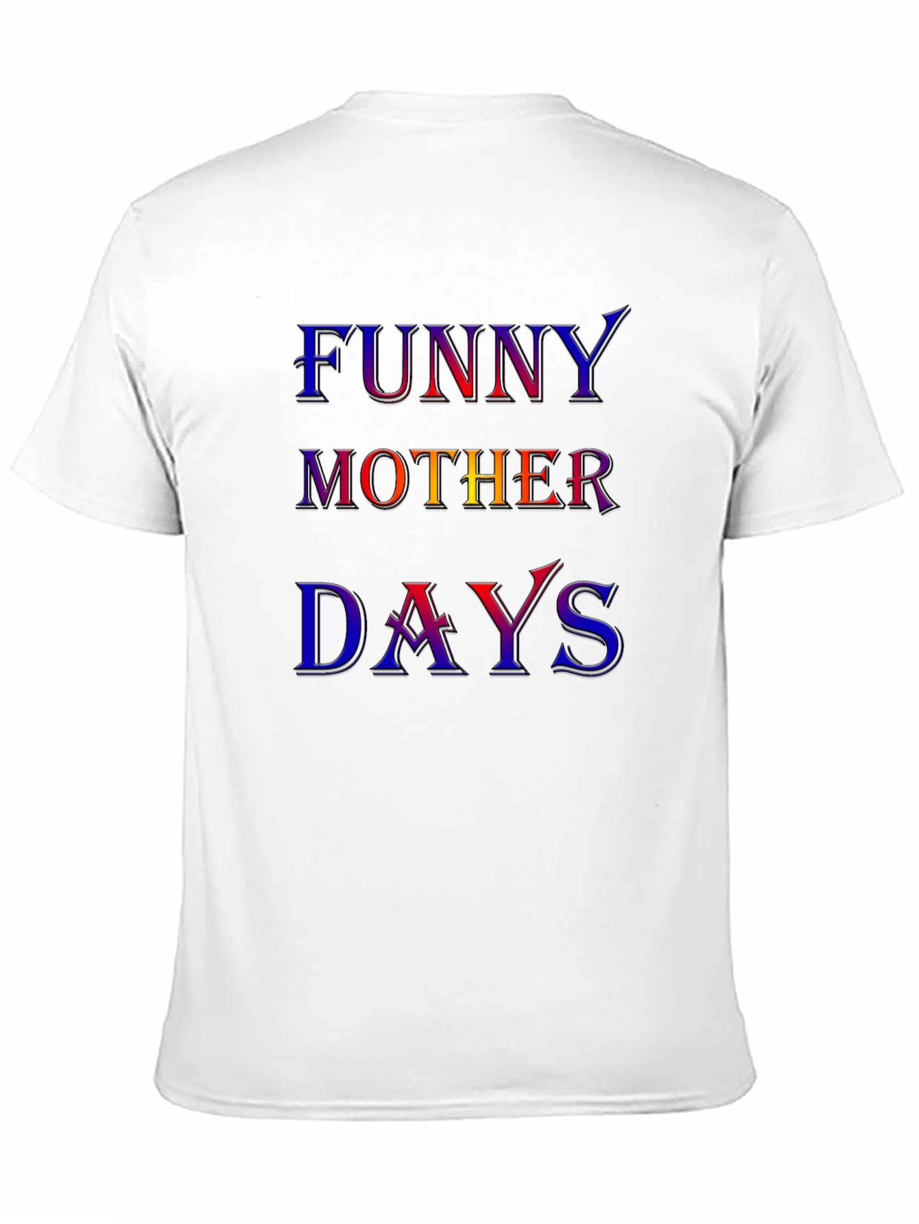 Black Funny Mother Days Colorful Graphic T-Shirt view 11
