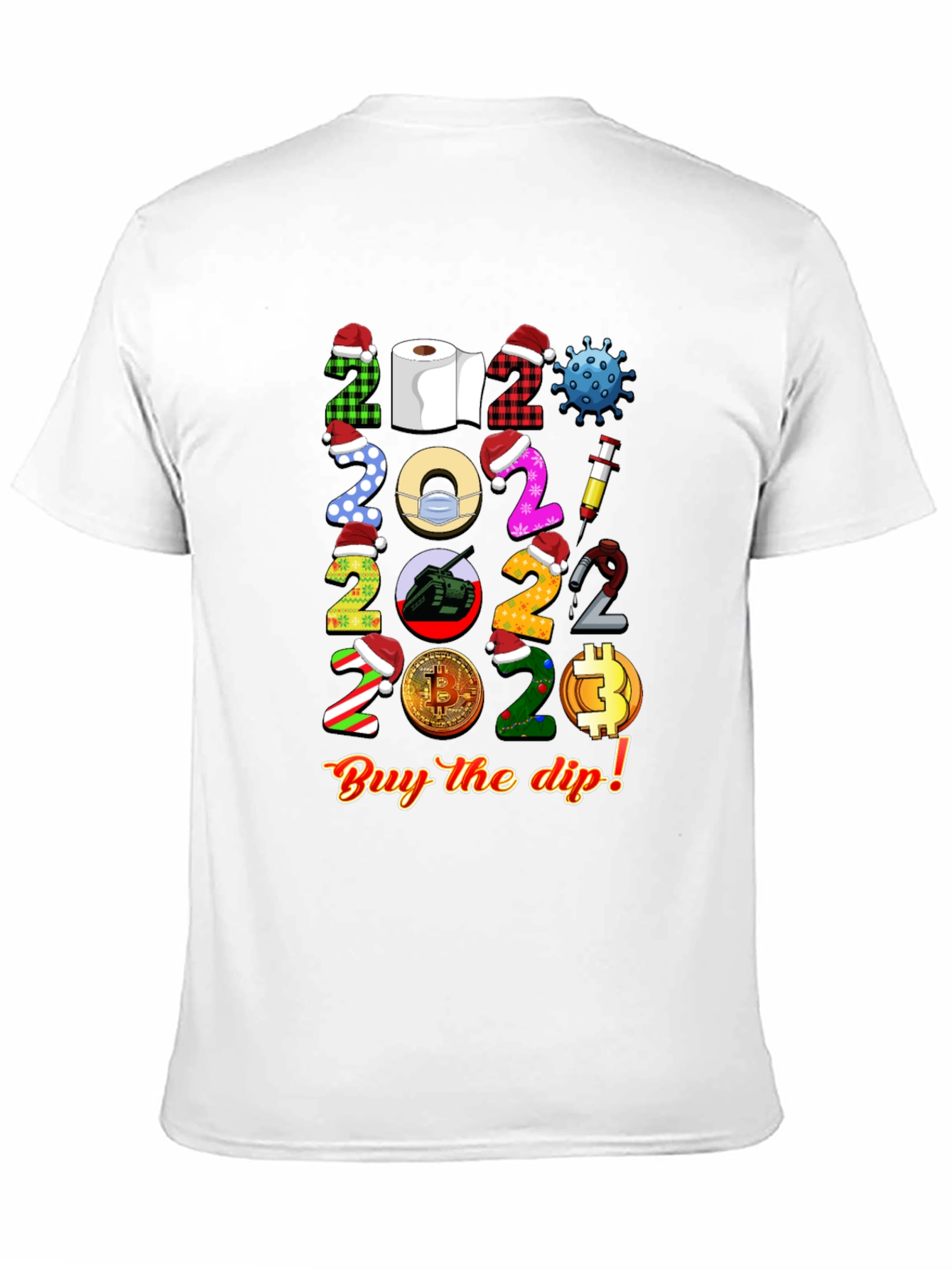 Black 2020-2023 Meme T-Shirt - Buy The Dip! view 11