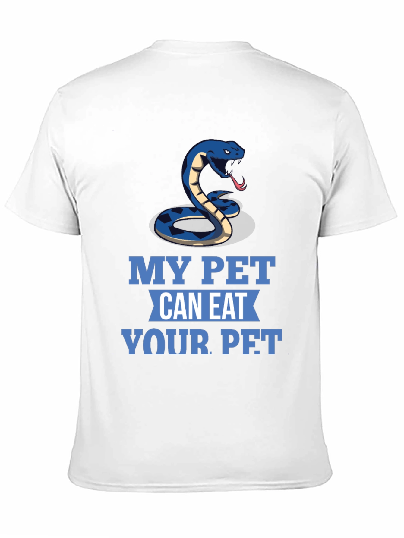 Black My Pet Can Eat Your Pet Snake T-Shirt view 11