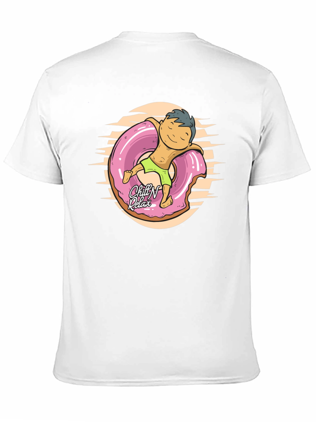 Black Chill N Relax Donut T-Shirt view 11