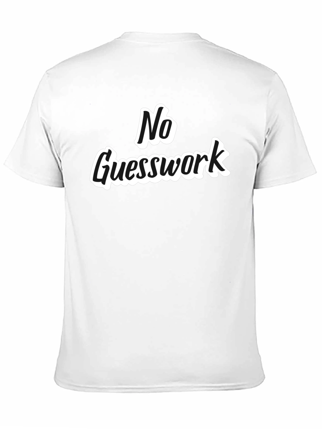 Black No Guesswork Black Graphic Tee view 11