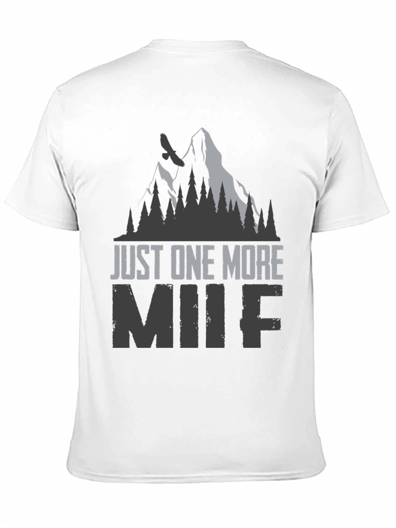Black Just One More MIIF Graphic T-Shirt view 11