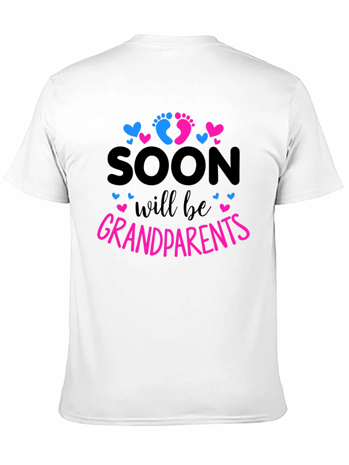 Black Soon to be Grandparents Baby Reveal T-shirt view 11