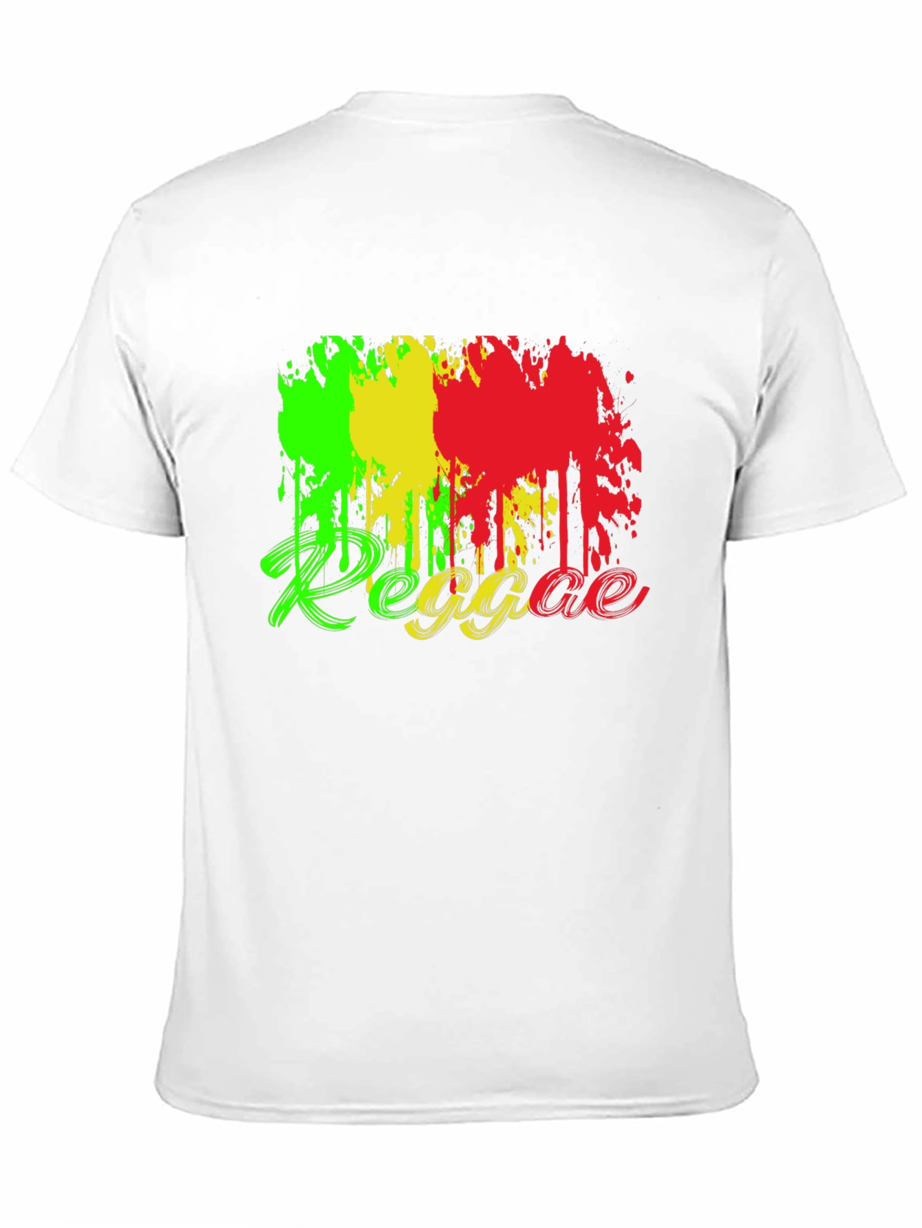 Black Reggae Style Black T-Shirt view 11