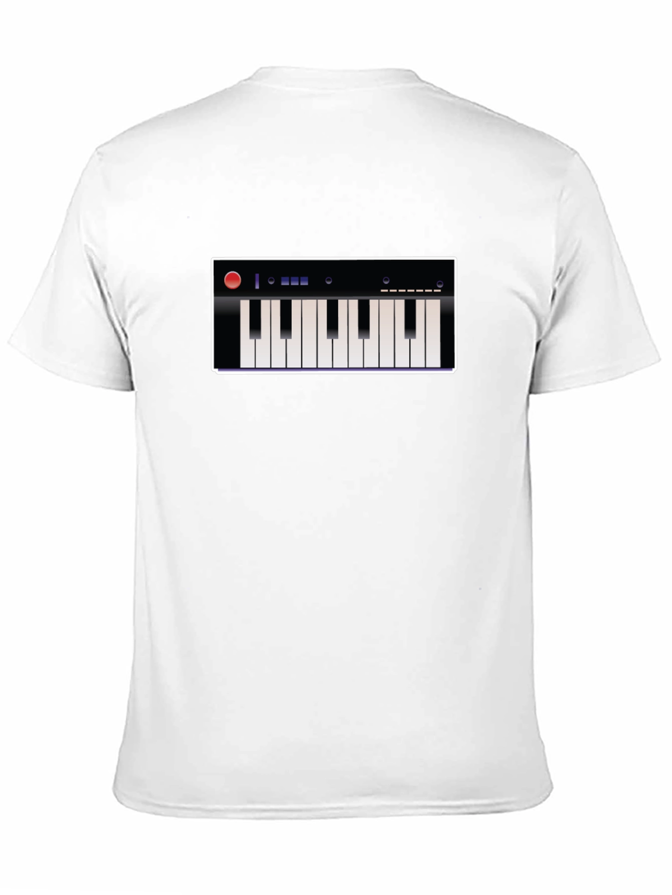 Black Keyboard T-Shirt - Musical Instrument Graphic Tee view 11