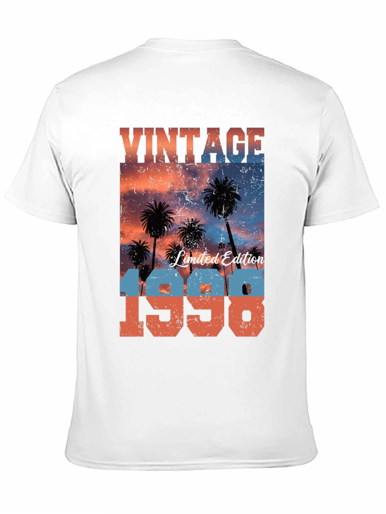 Black Vintage 1998 Palm Tree T-Shirt view 11