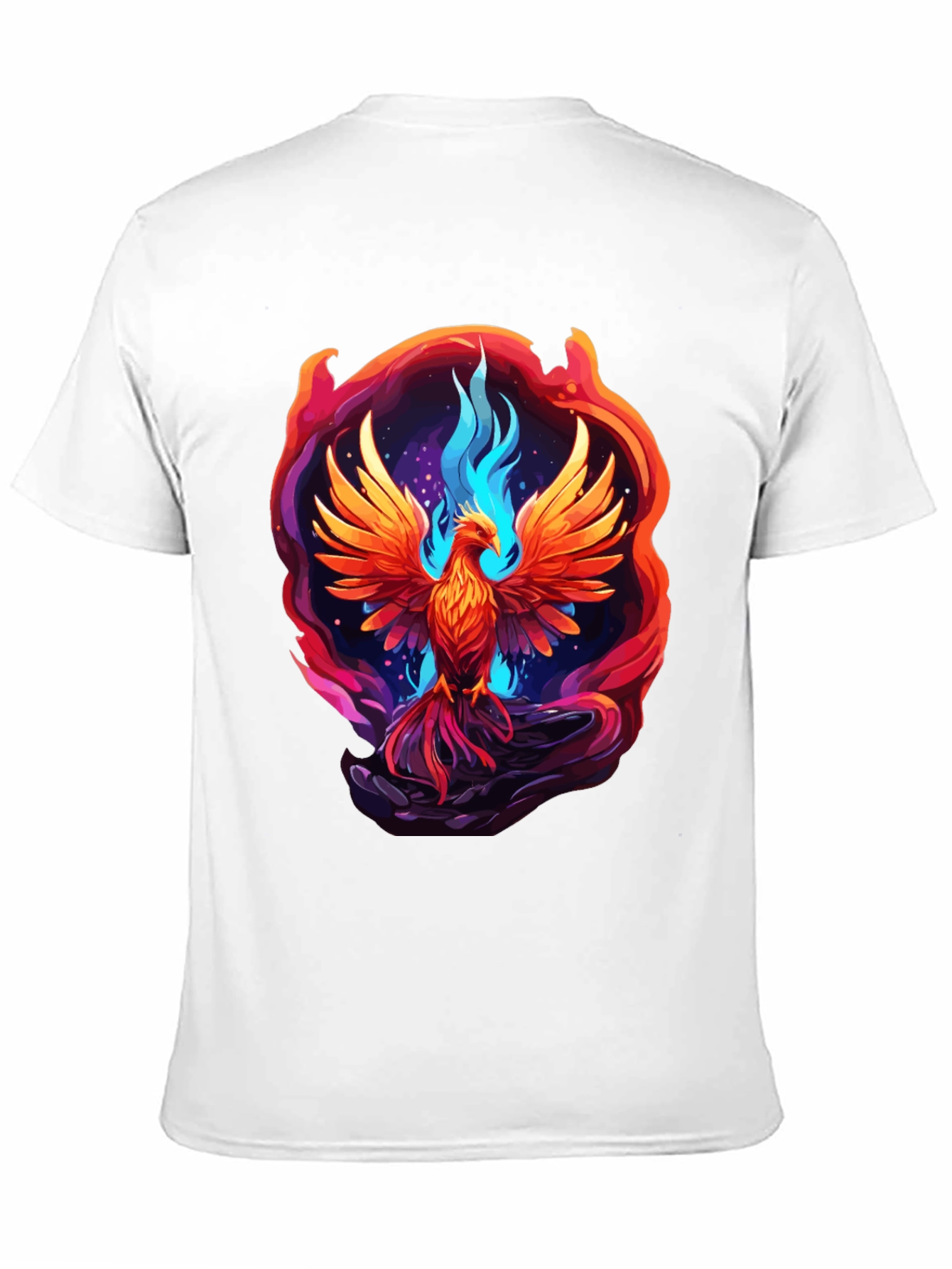 Black Phoenix Rising Graphic T-Shirt - Bold & Unique Design view 11