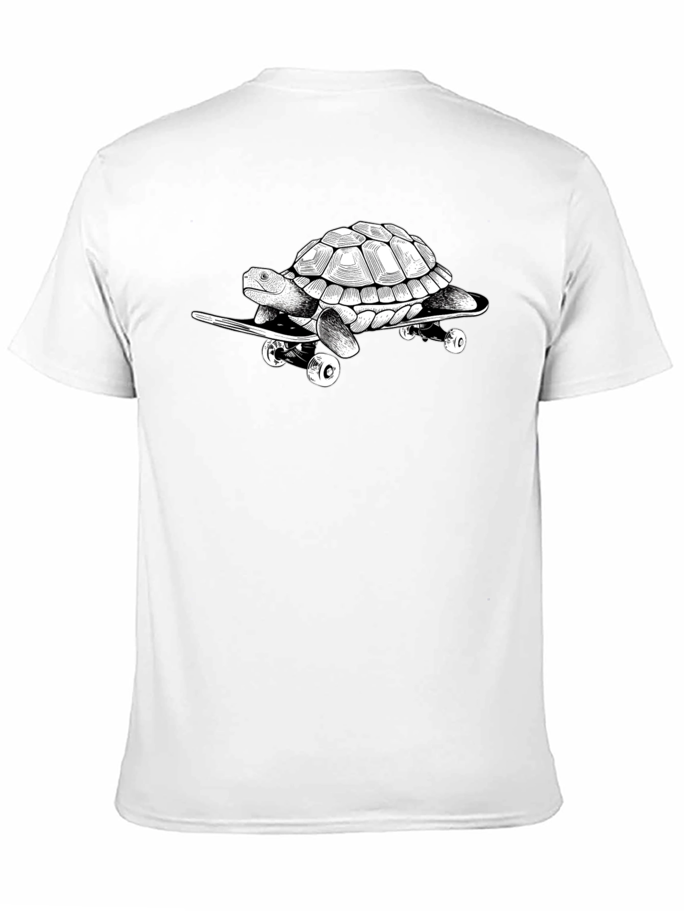 Black Turtle Skateboard T-Shirt view 11