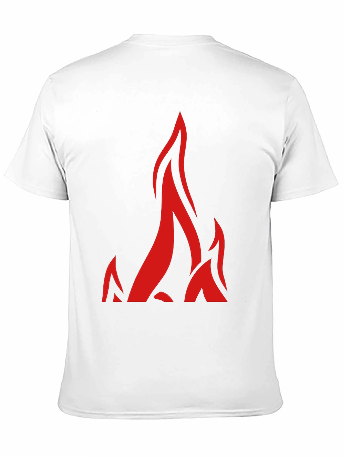 Black Flame Graphic Black T-Shirt view 11