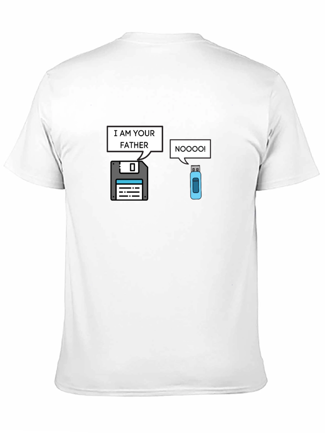 Black I Am Your Father T-Shirt - Funny Tech Geek Tee view 11