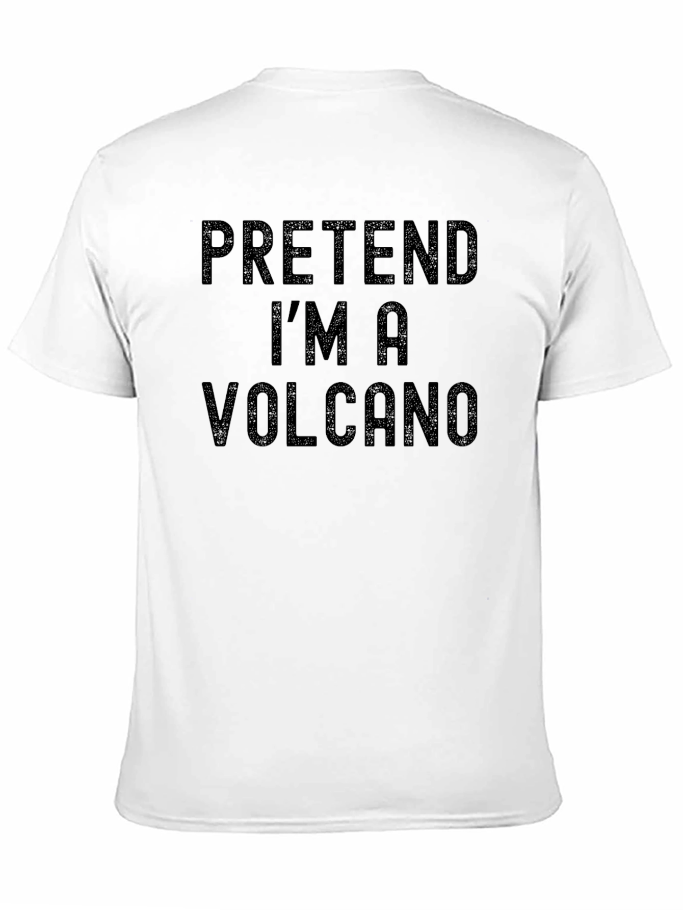 Black Pretend I'm A Volcano Graphic Tee view 11