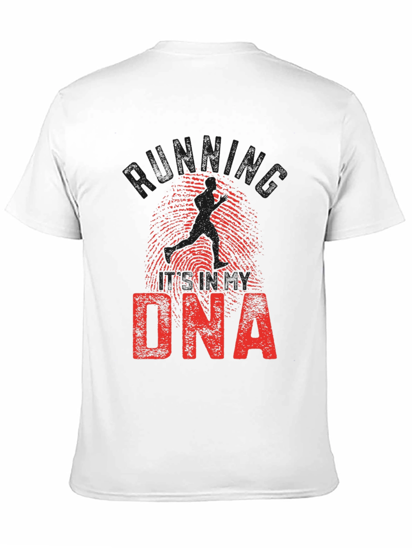 Black Running DNA Graphic Print T-Shirt view 11