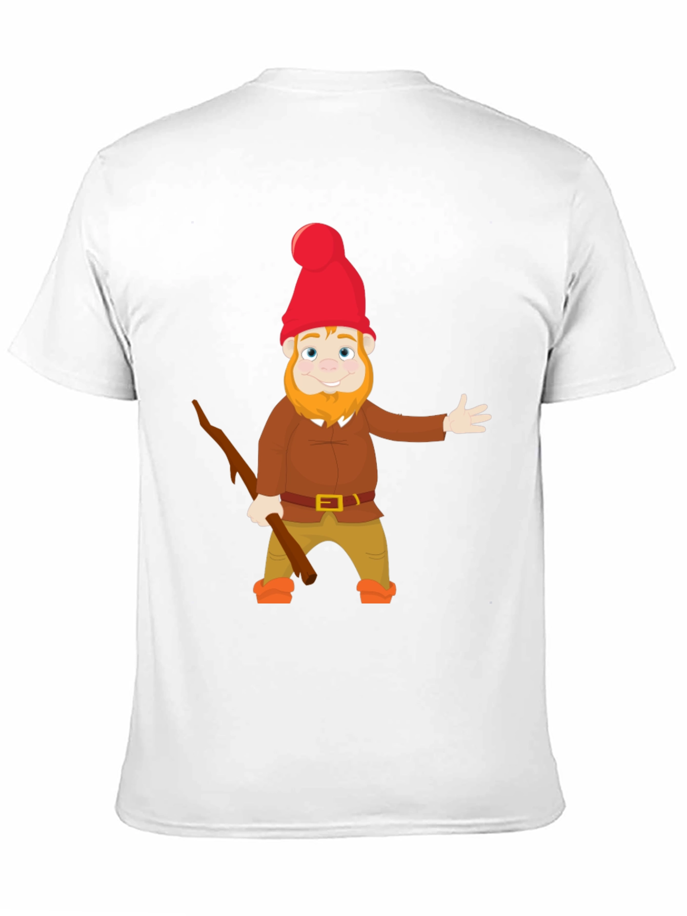Black Gnome Graphic T-Shirt - Whimsical Cartoon Design view 11