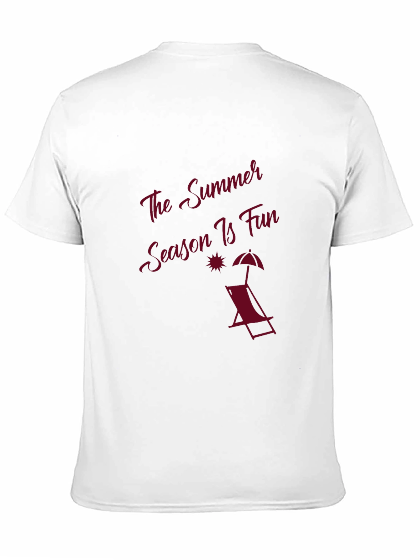 Black Summer Season Fun Graphic T-Shirt - Comfortable Everyday Wear view 11