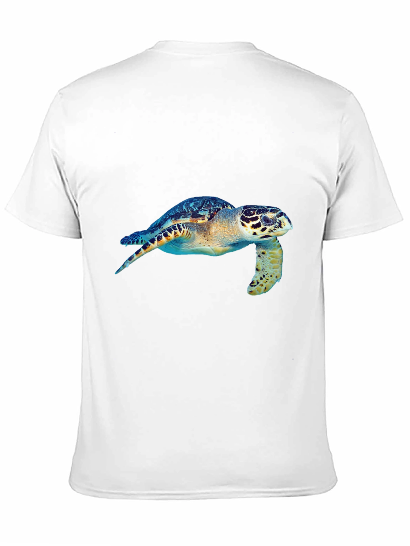 Black Sea Turtle Graphic Tee - Black Cotton Blend view 11