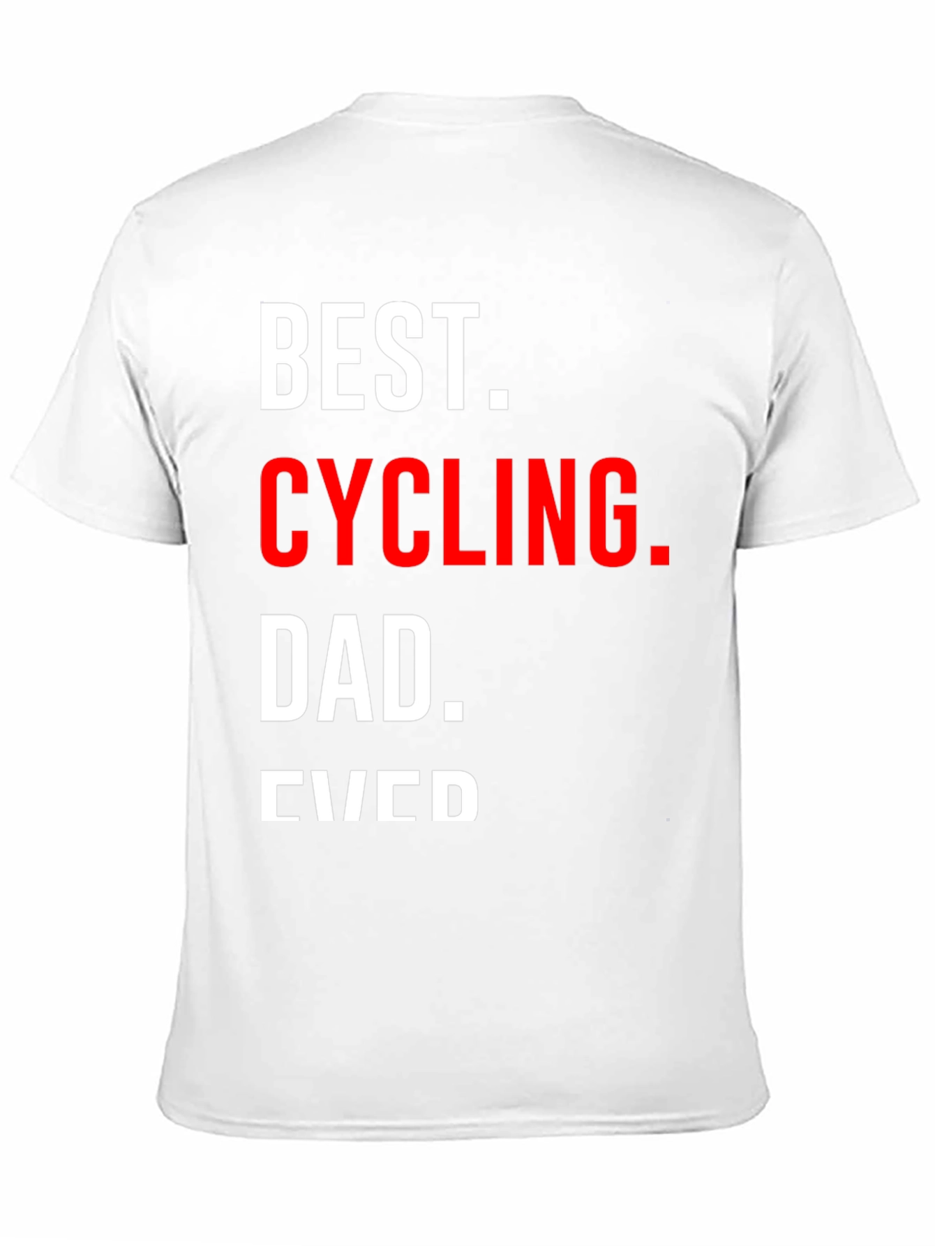 Black Best Cycling Dad Ever T-Shirt view 11