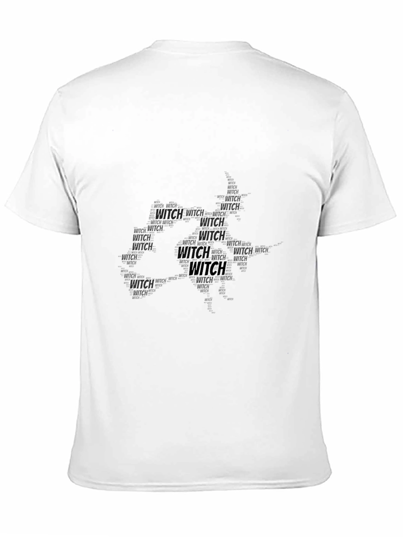 Witch Graphic Black T-Shirt - 11