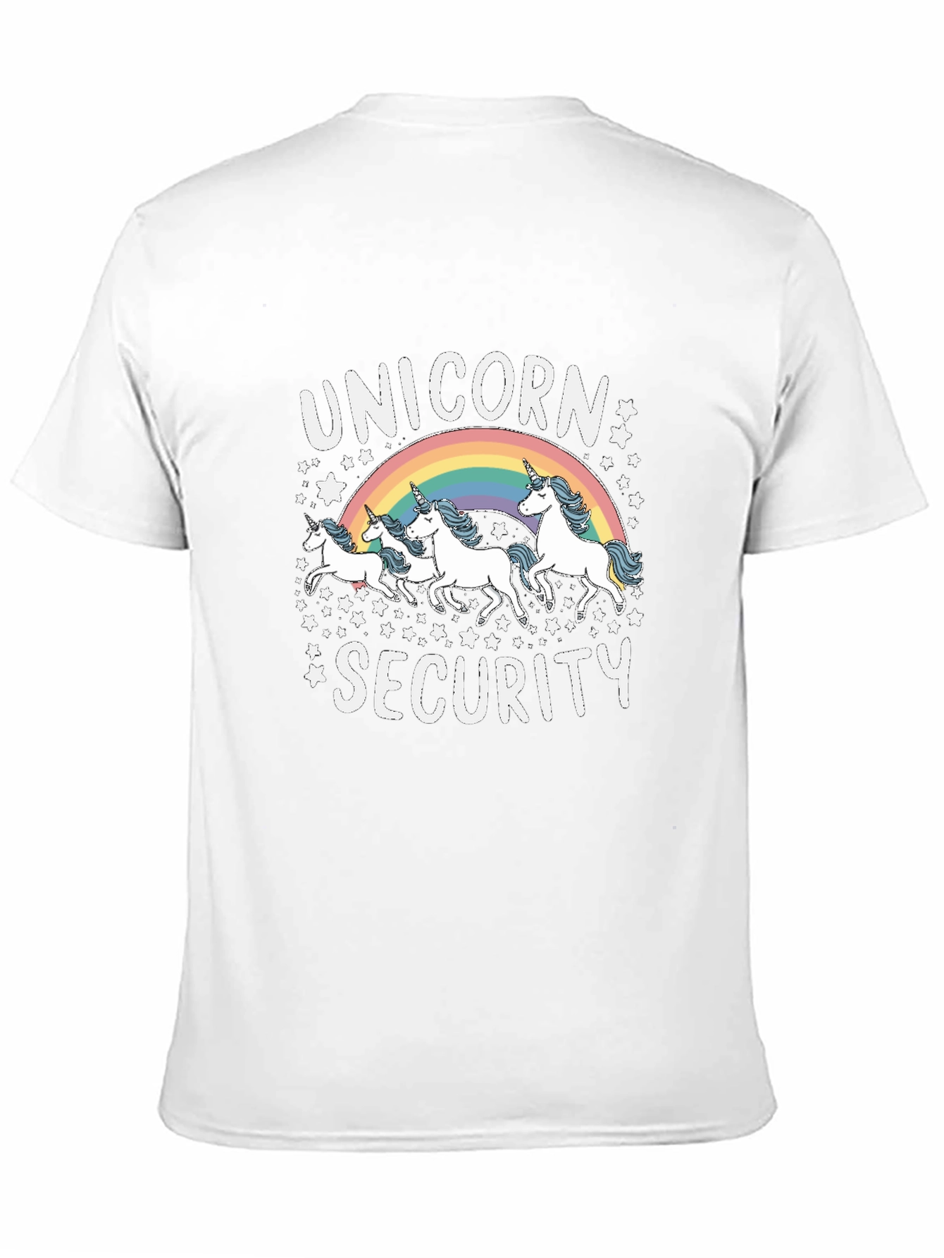 Black Unicorn Security Graphic Tee view 11