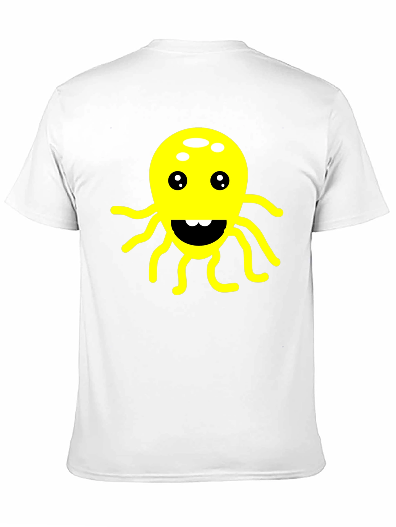 Black Funny Octopus Graphic T-Shirt - Soft Cotton Tee view 11