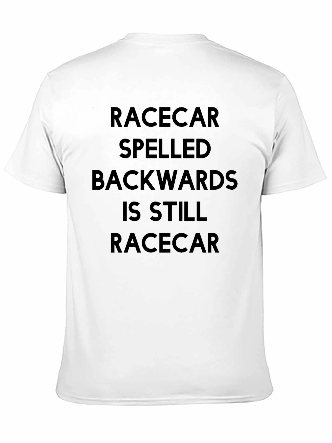 Black Racecar Palindrome T-Shirt - Funny Wordplay Tee view 11