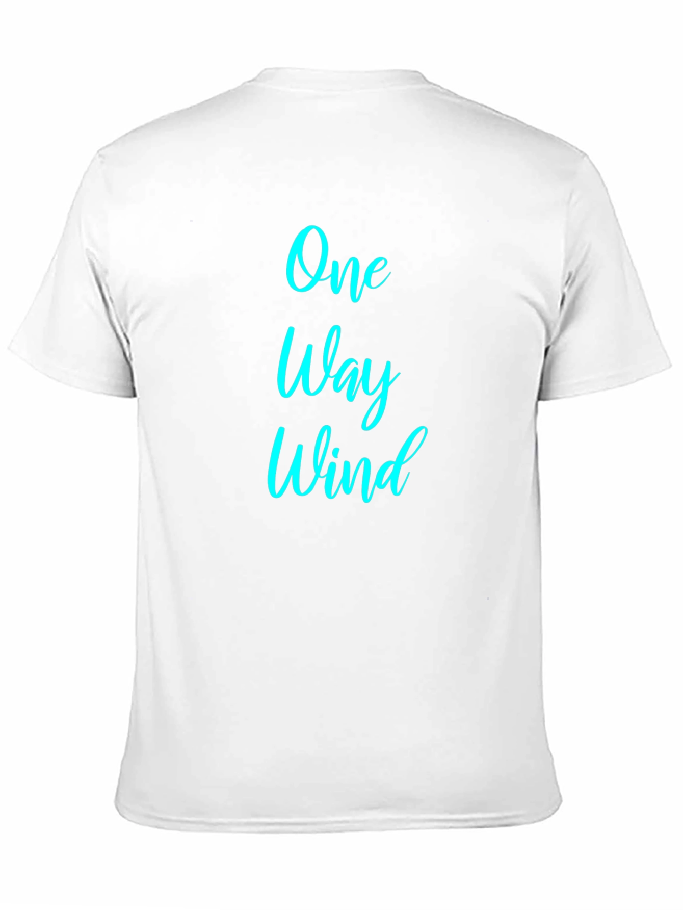 Black One Way Wind Graphic Tee - Casual Comfort view 11