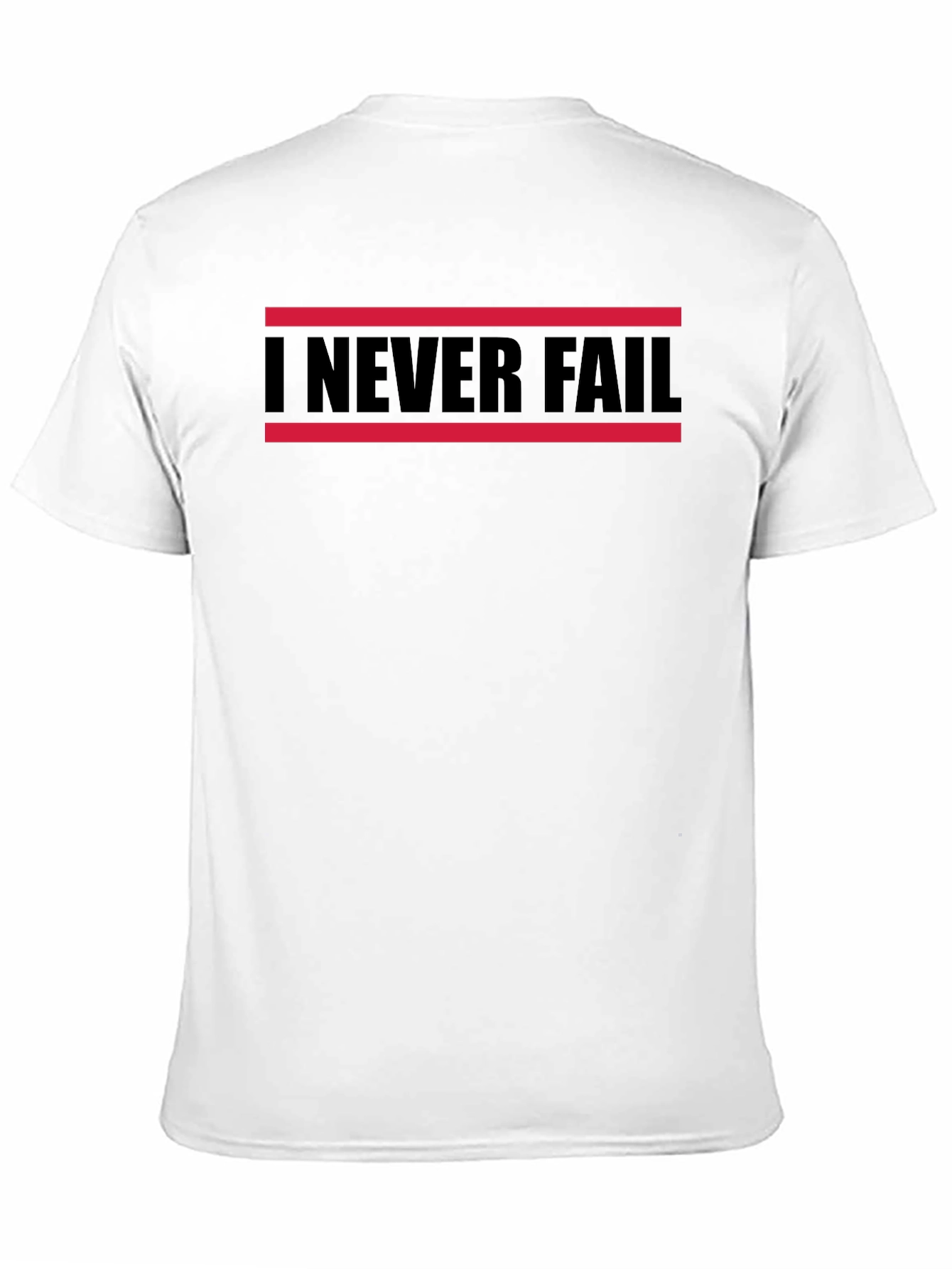 Black I Never Fail Graphic Tee - Black view 11