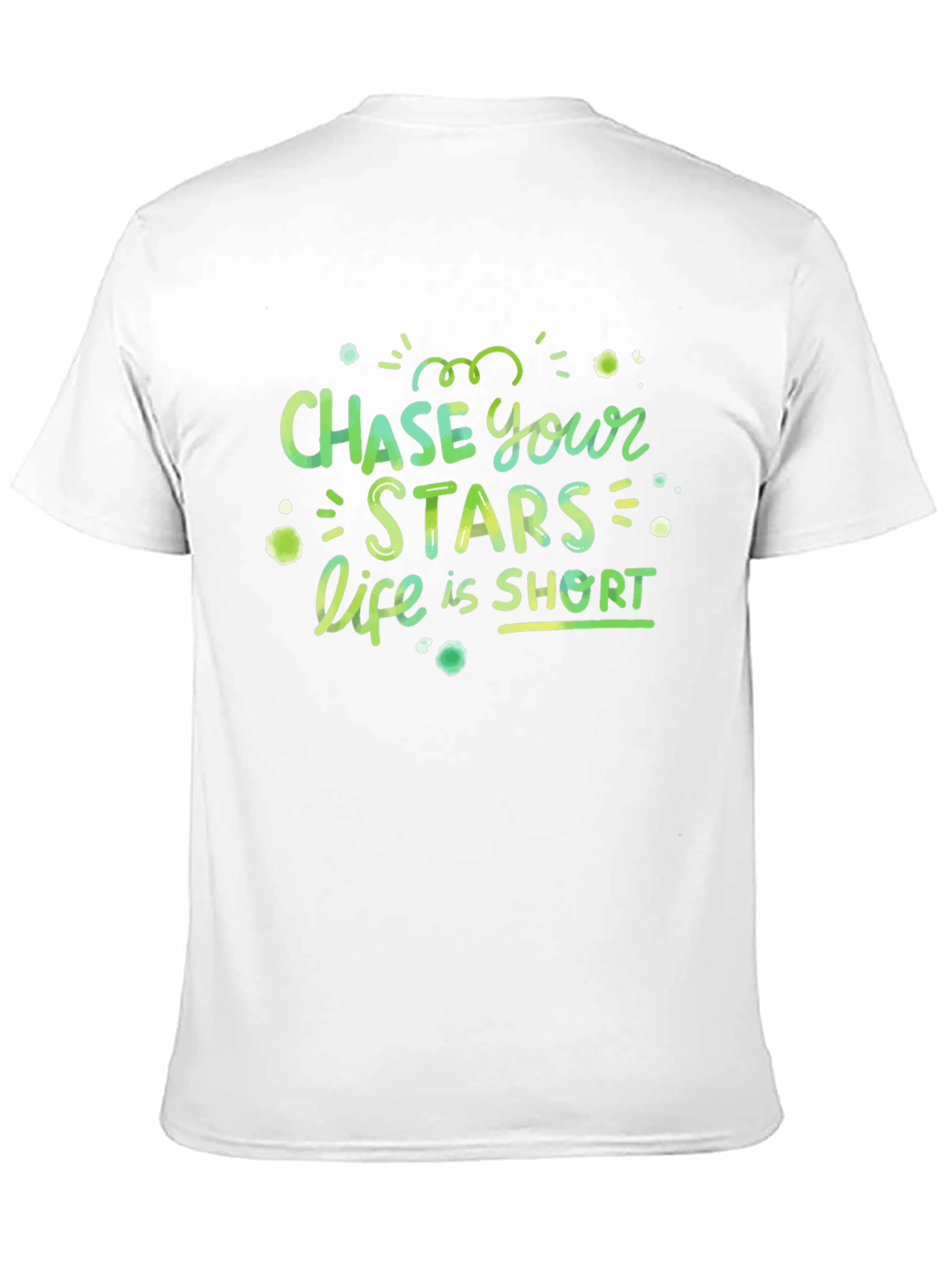 Black Chase Your Stars Short Sleeve Graphic Tee view 11
