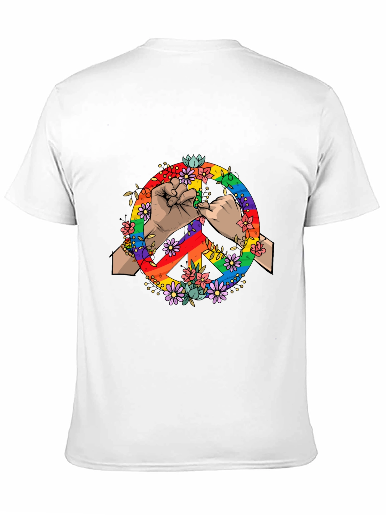 Black Peace Symbol Tee view 11