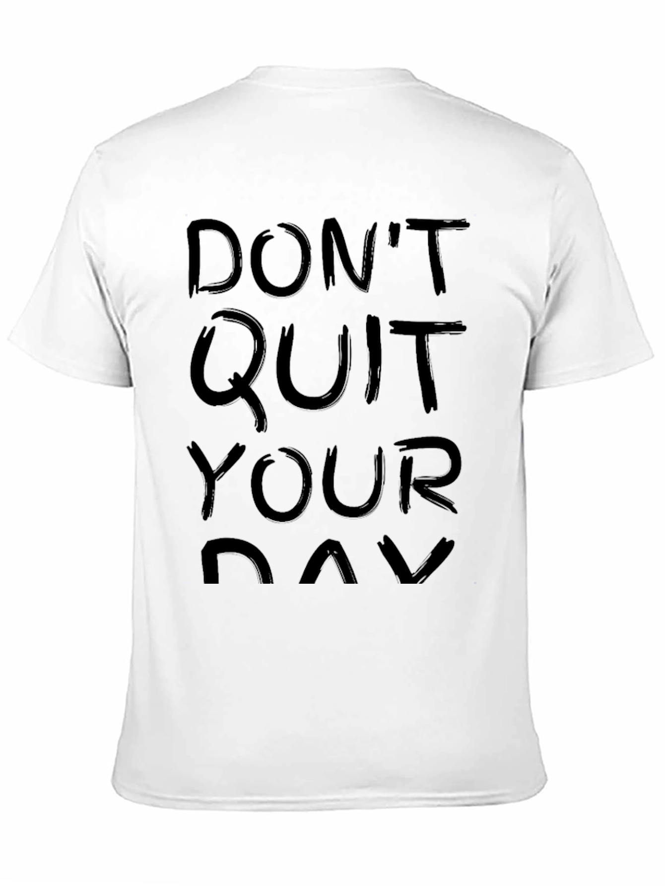 Black Don't Quit Your Day Job Men's Black Graphic T-Shirt view 11