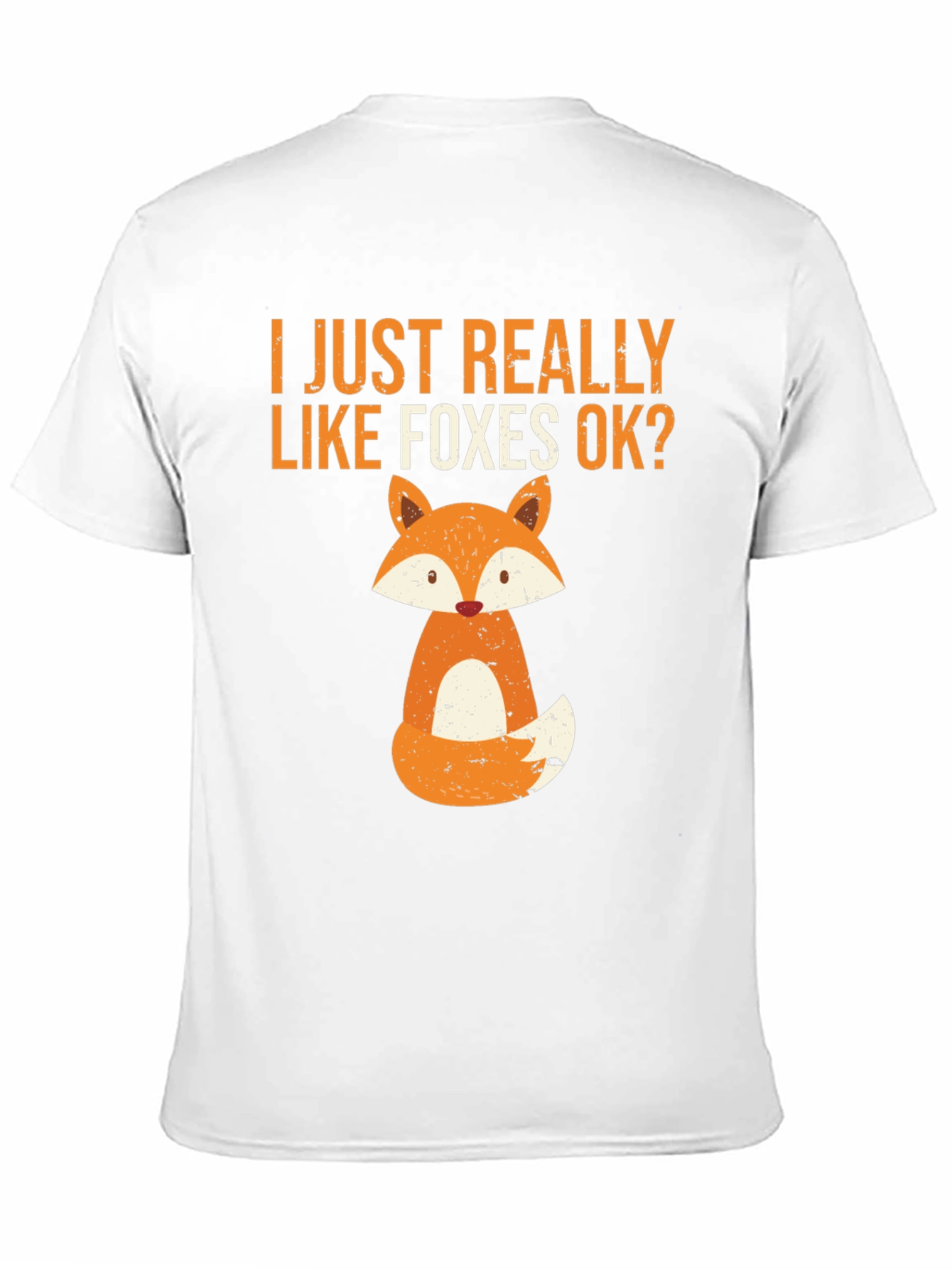 Black I Just Really Like Foxes T-Shirt view 11