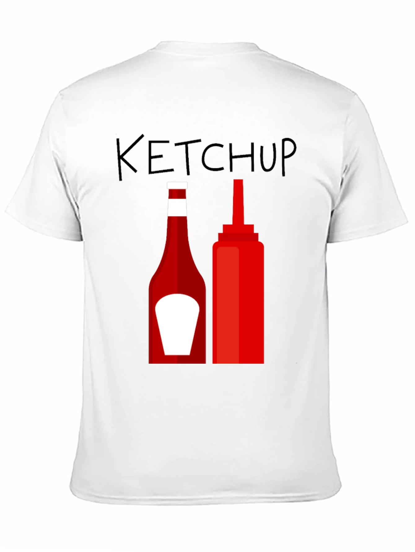 Black Ketchup T-Shirt - Funny Graphic Tee view 11