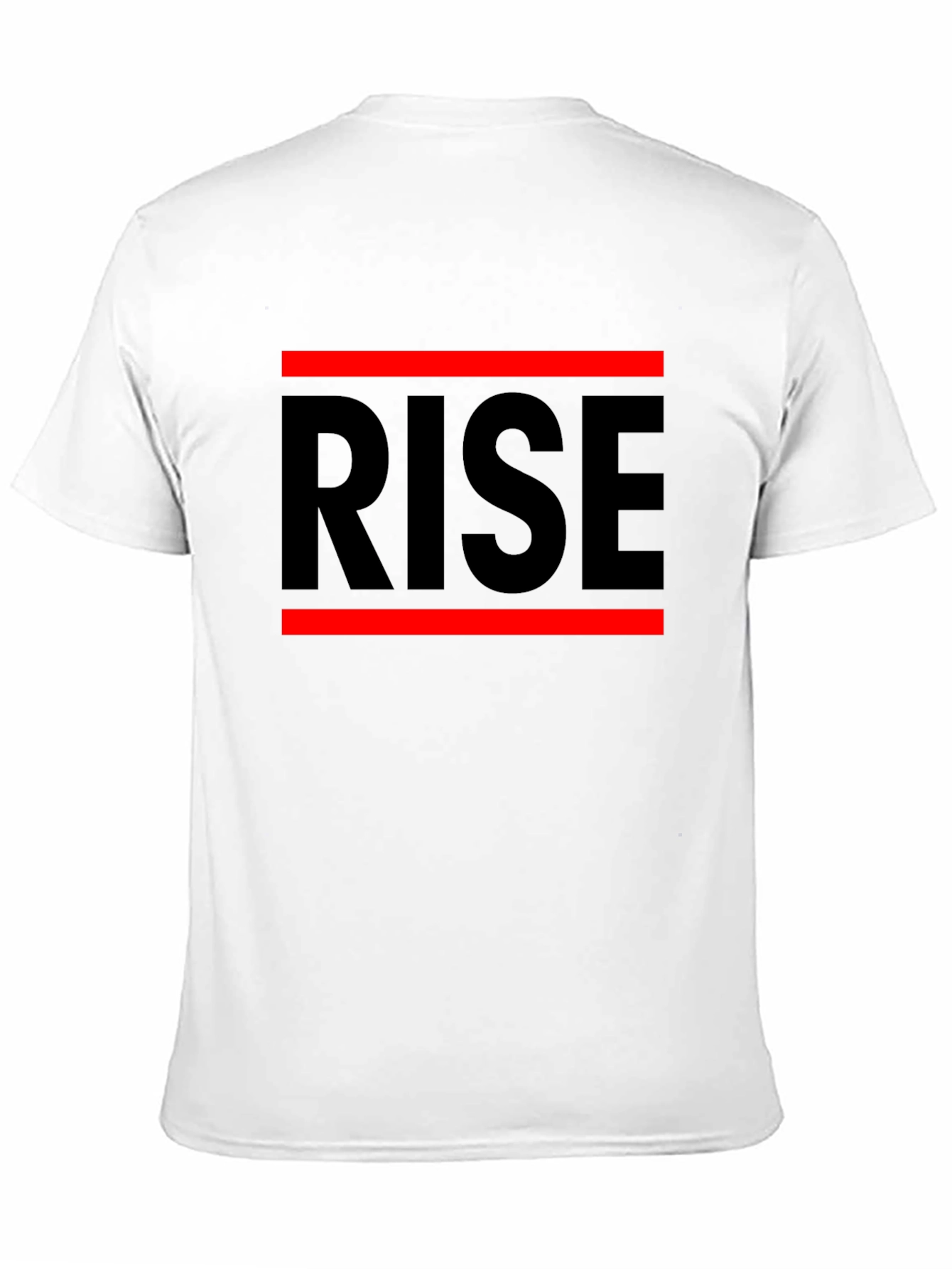 Black Rise Graphic Tee - Bold Statement T-Shirt view 11