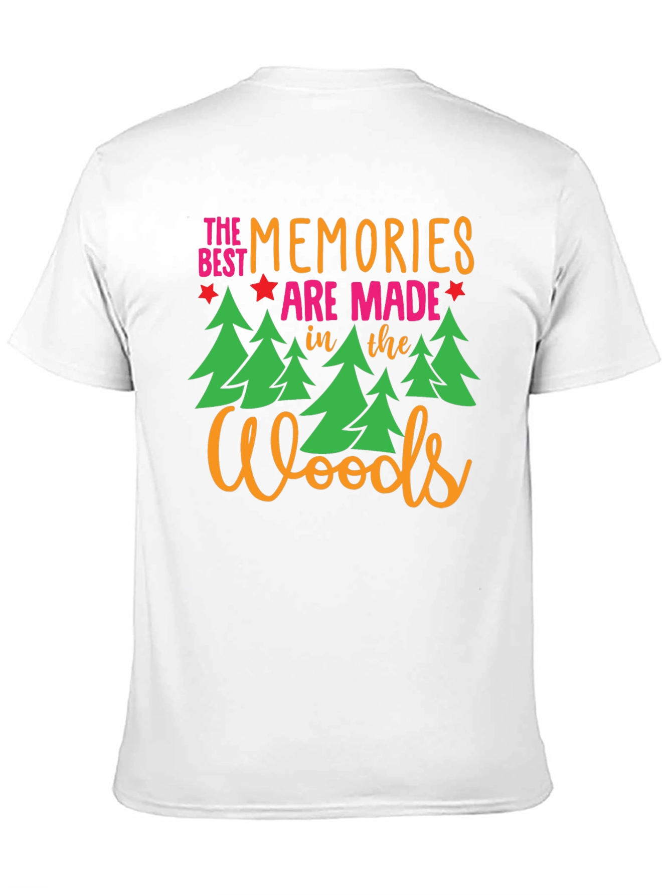 Black Woods Memories Graphic Tee view 11
