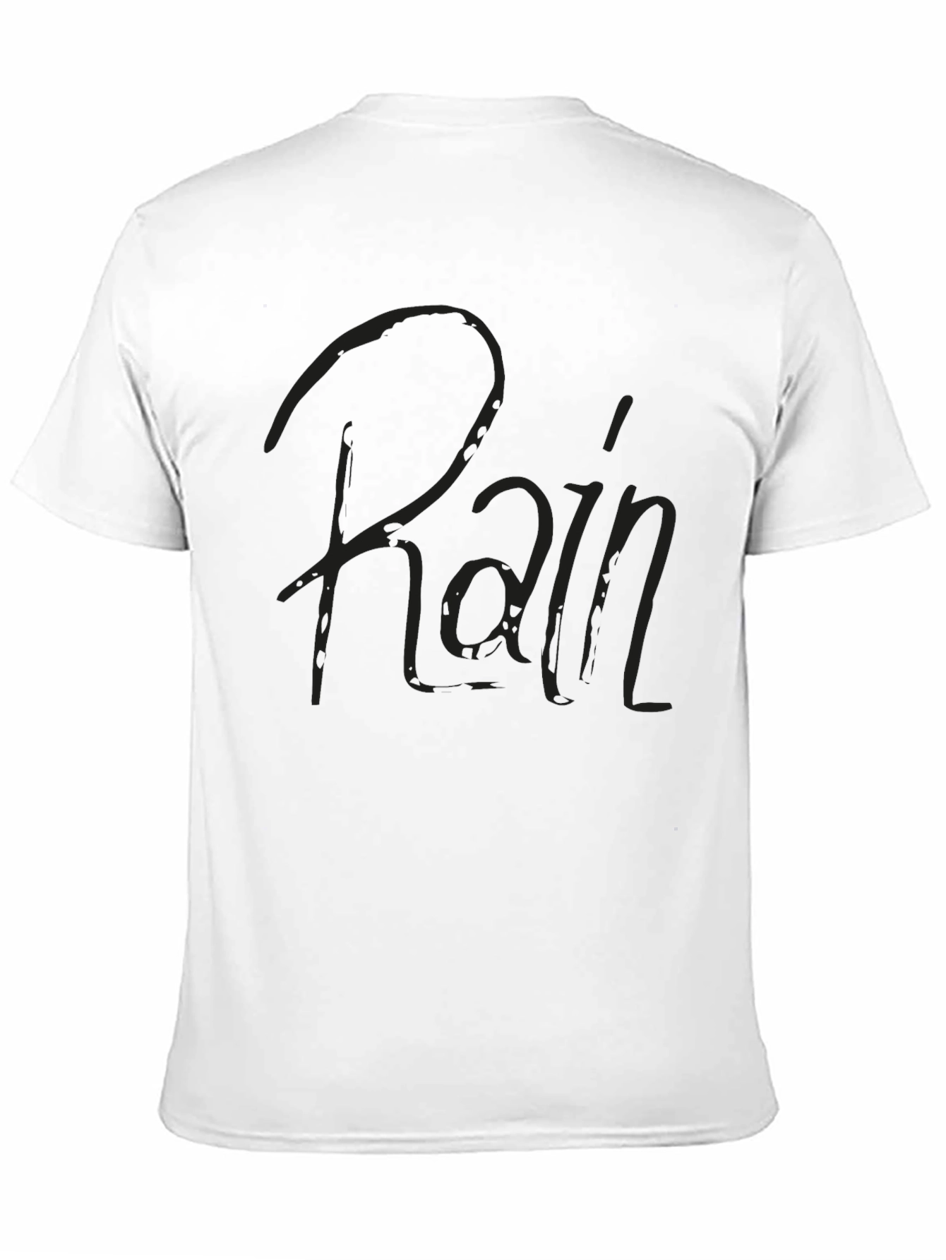 Black Black "Rain" Graphic T-Shirt - Casual Comfort view 11