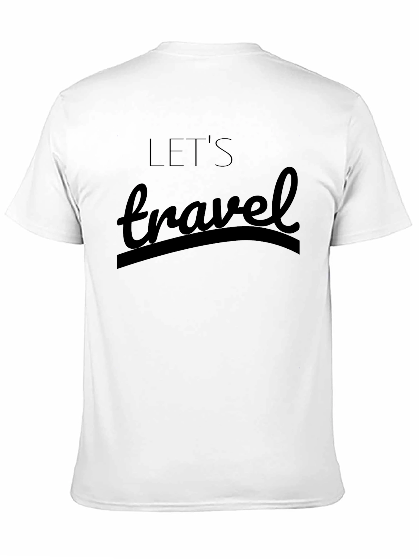 Black Let's Travel Black Graphic Tee - Adventure Ready! view 11