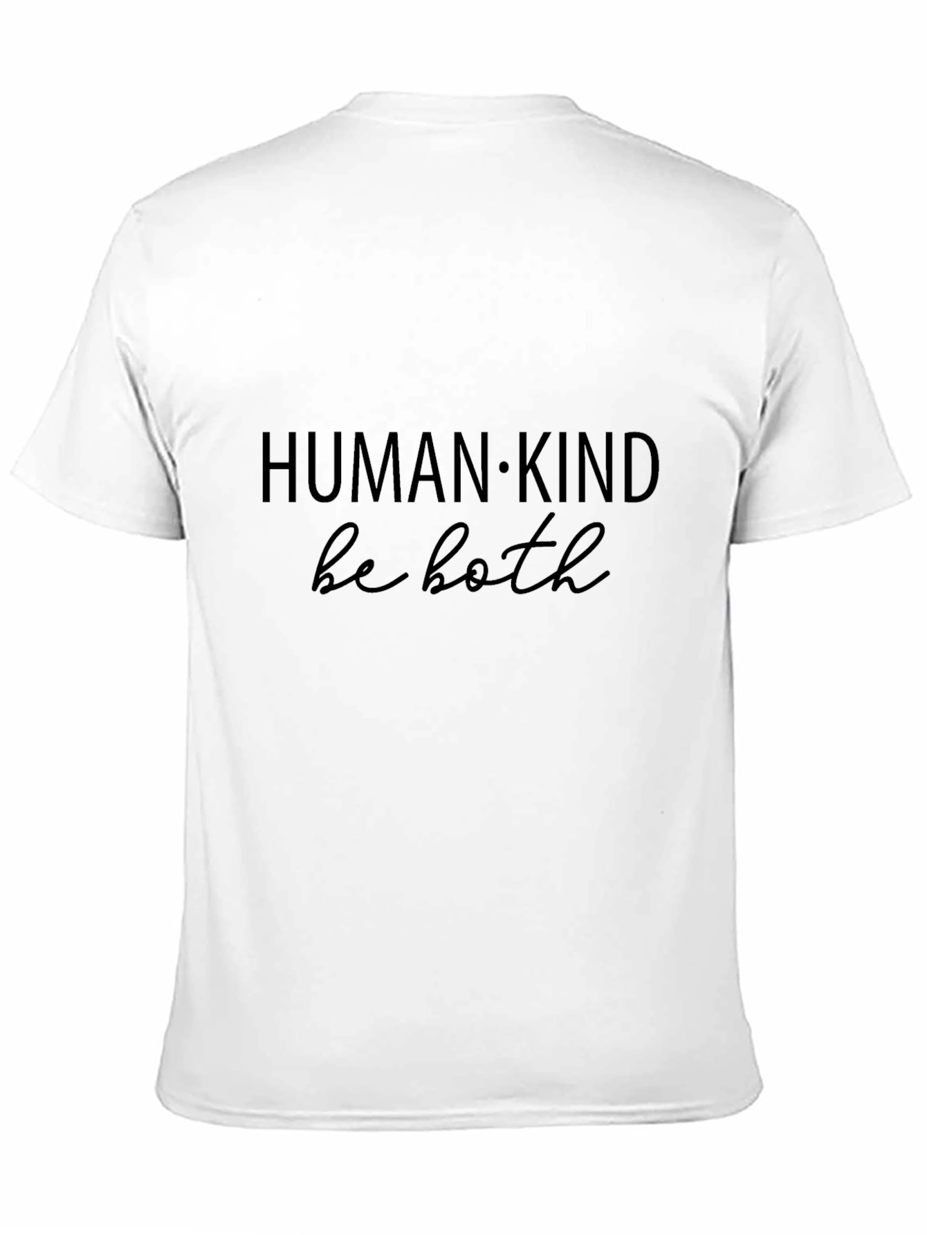 Black Humankind Be Both Graphic Tee - Black view 11