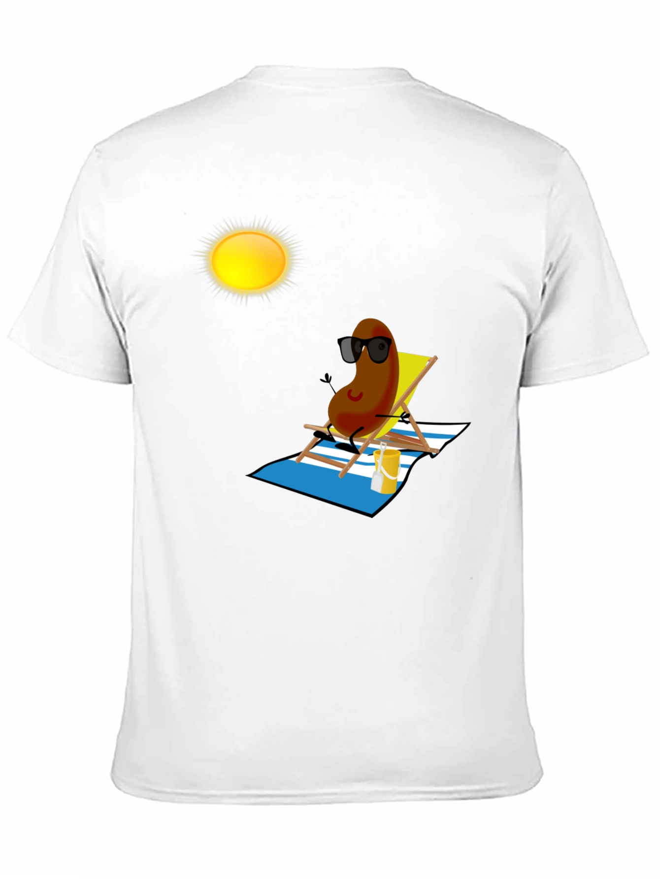 Black Relaxing Bean Graphic T-Shirt view 11