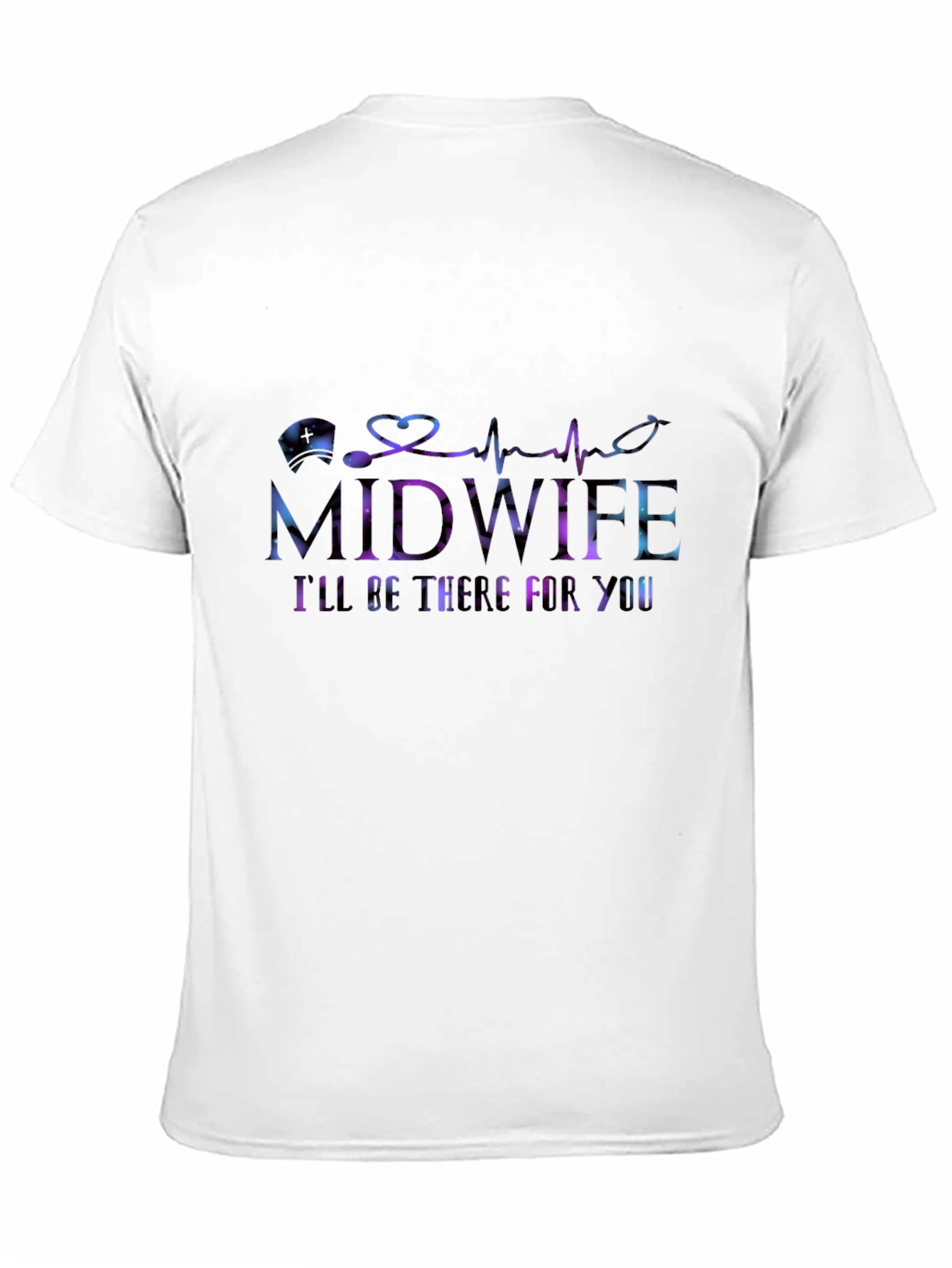 Black Midwife I'll Be There For You T-Shirt view 11