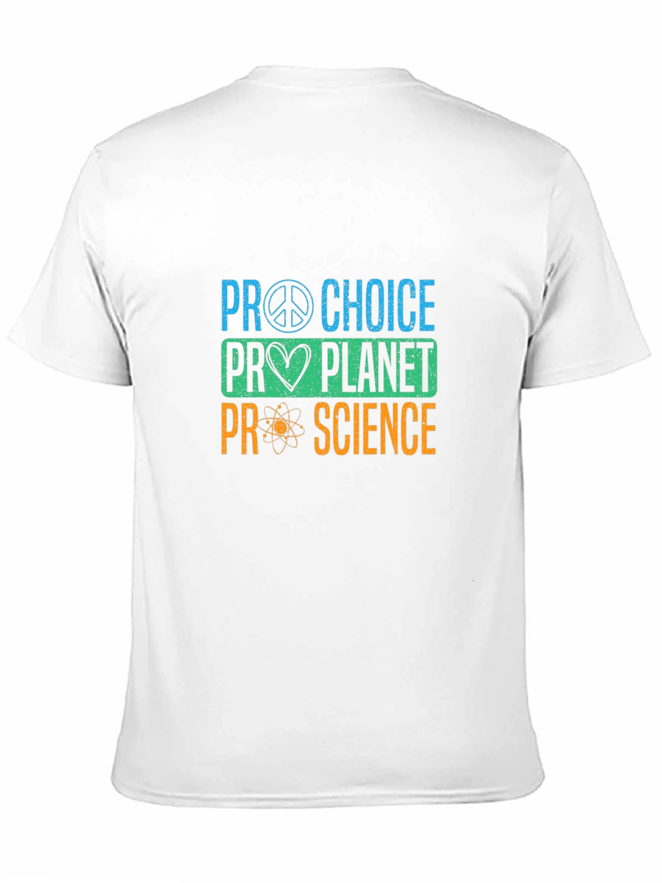 Black Pro Choice, Planet, Science Graphic Tee view 11