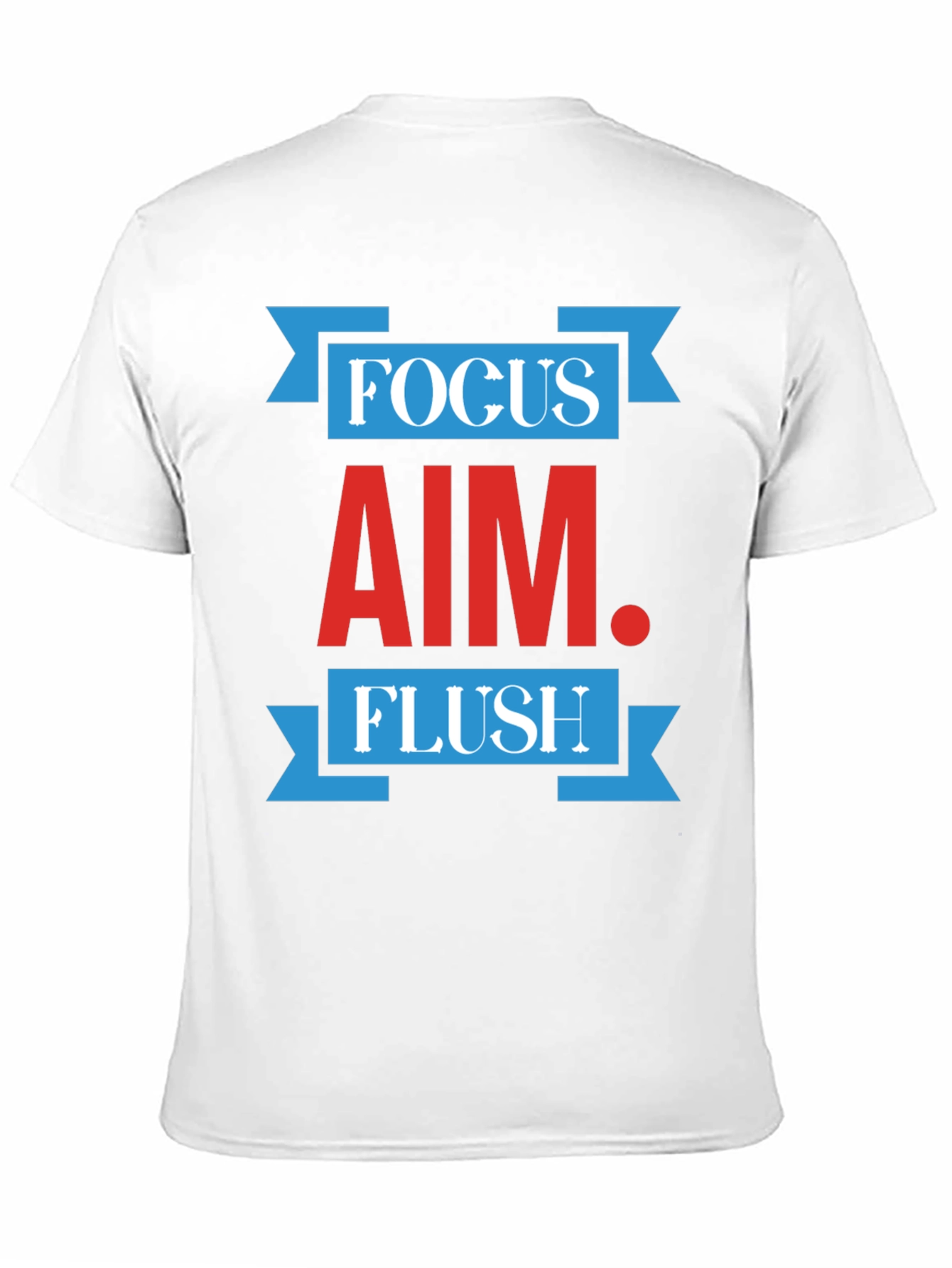 Black Focus Aim Flush Graphic Print Crew Neck T-Shirt view 11