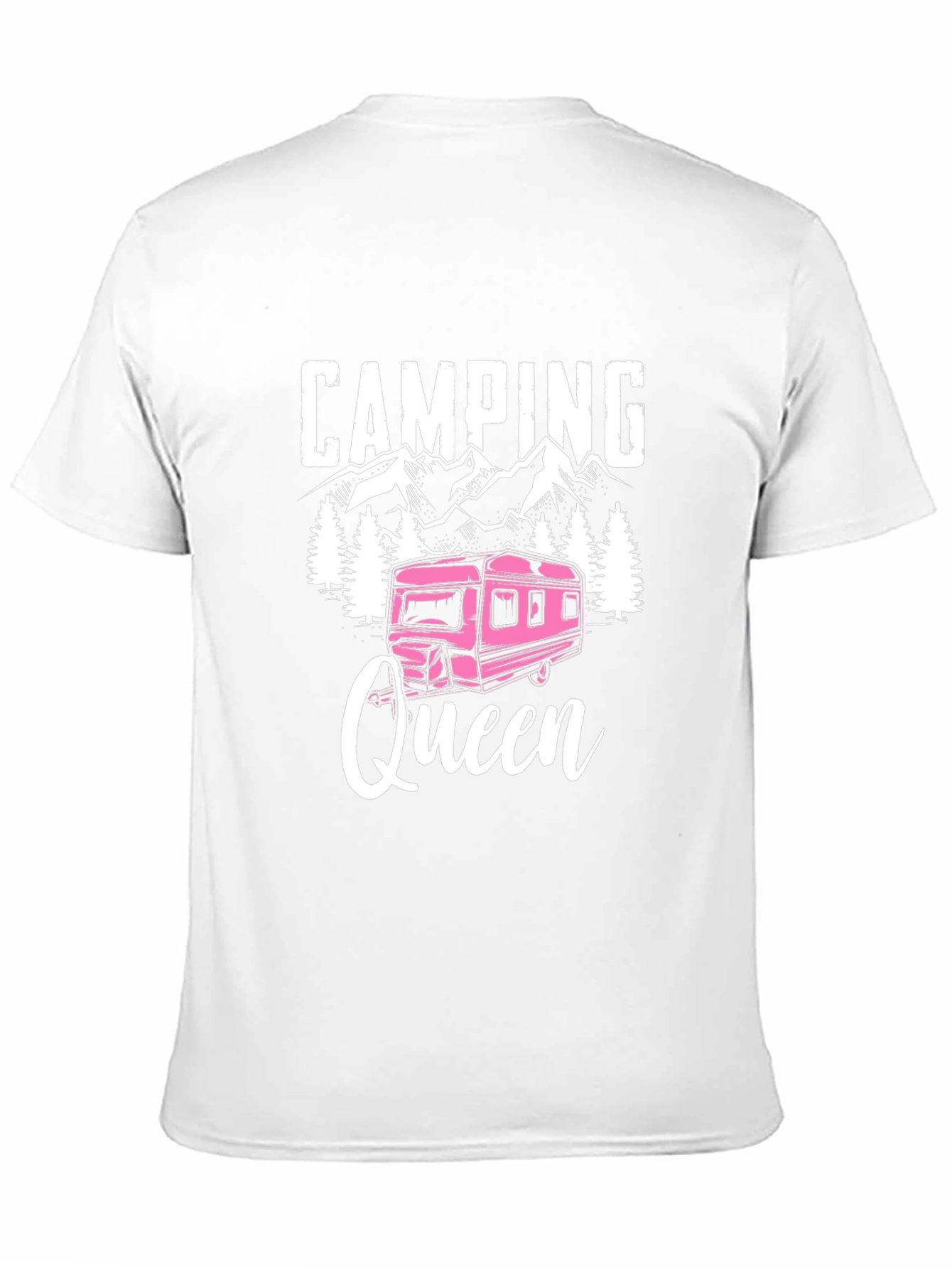 Black Camping Queen Graphic T-Shirt view 11