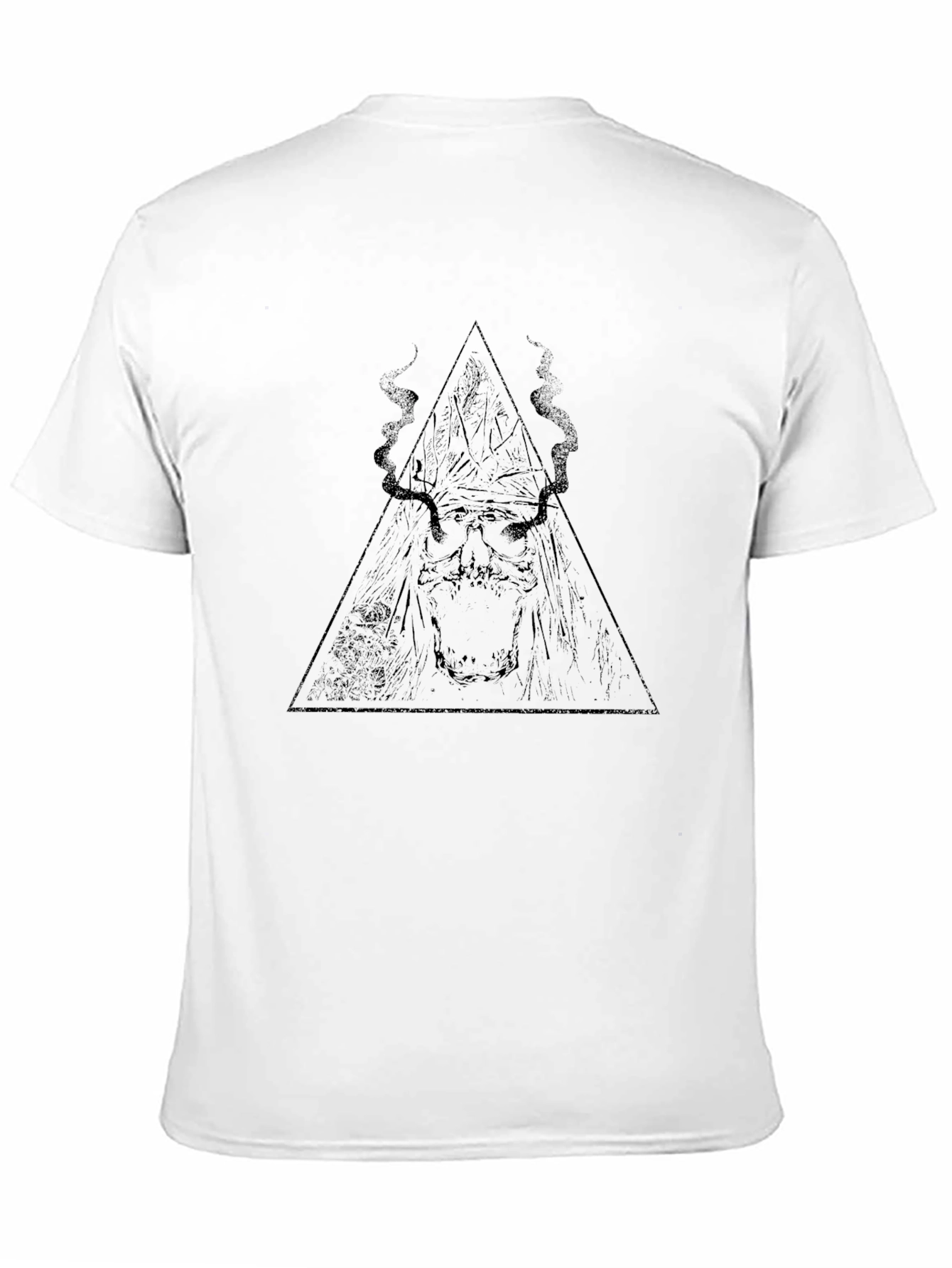 Black Occult Triangle Graphic Tee - Black view 11