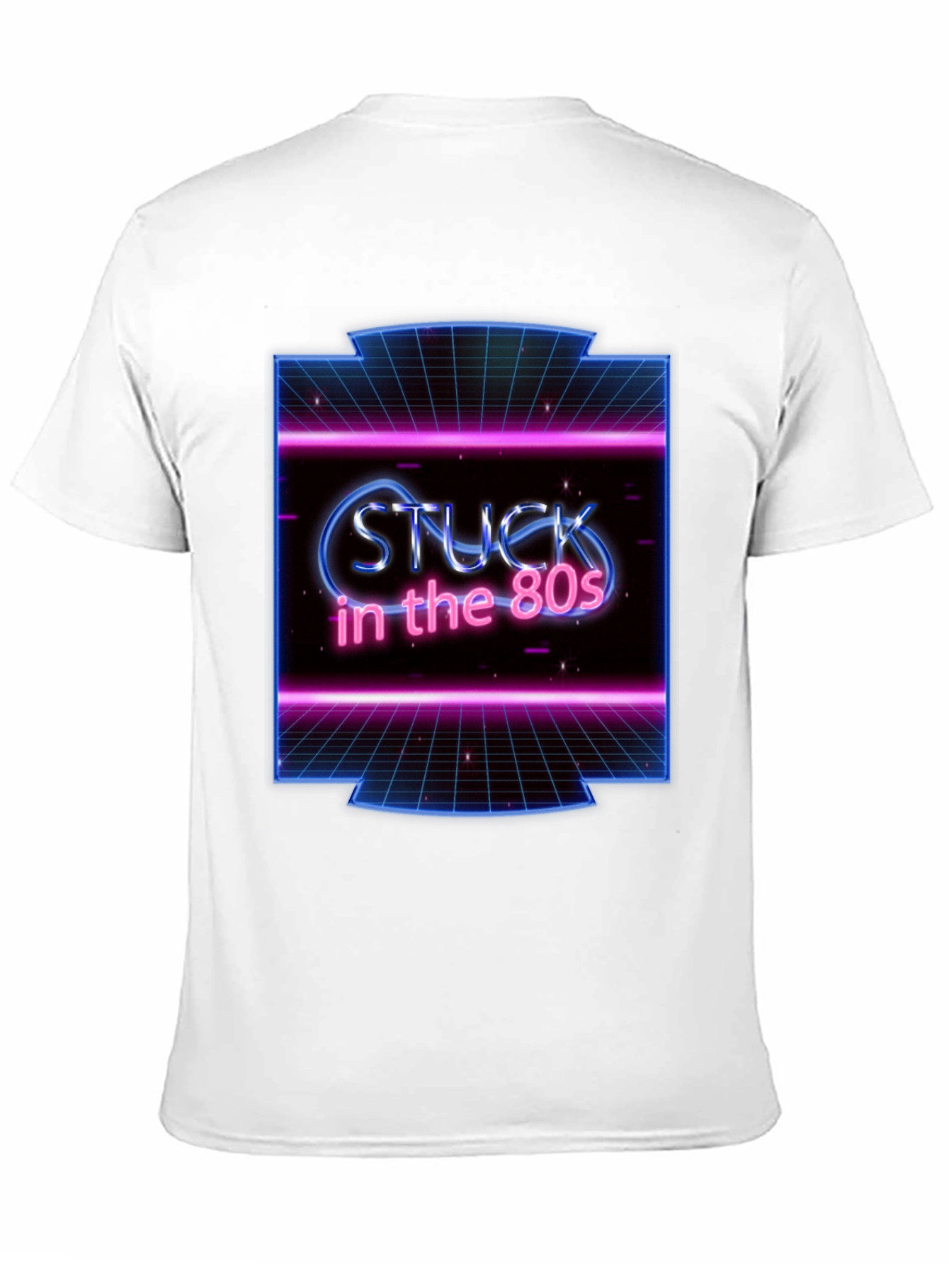 Black Retro 'Stuck in the 80s' Graphic Tee view 11