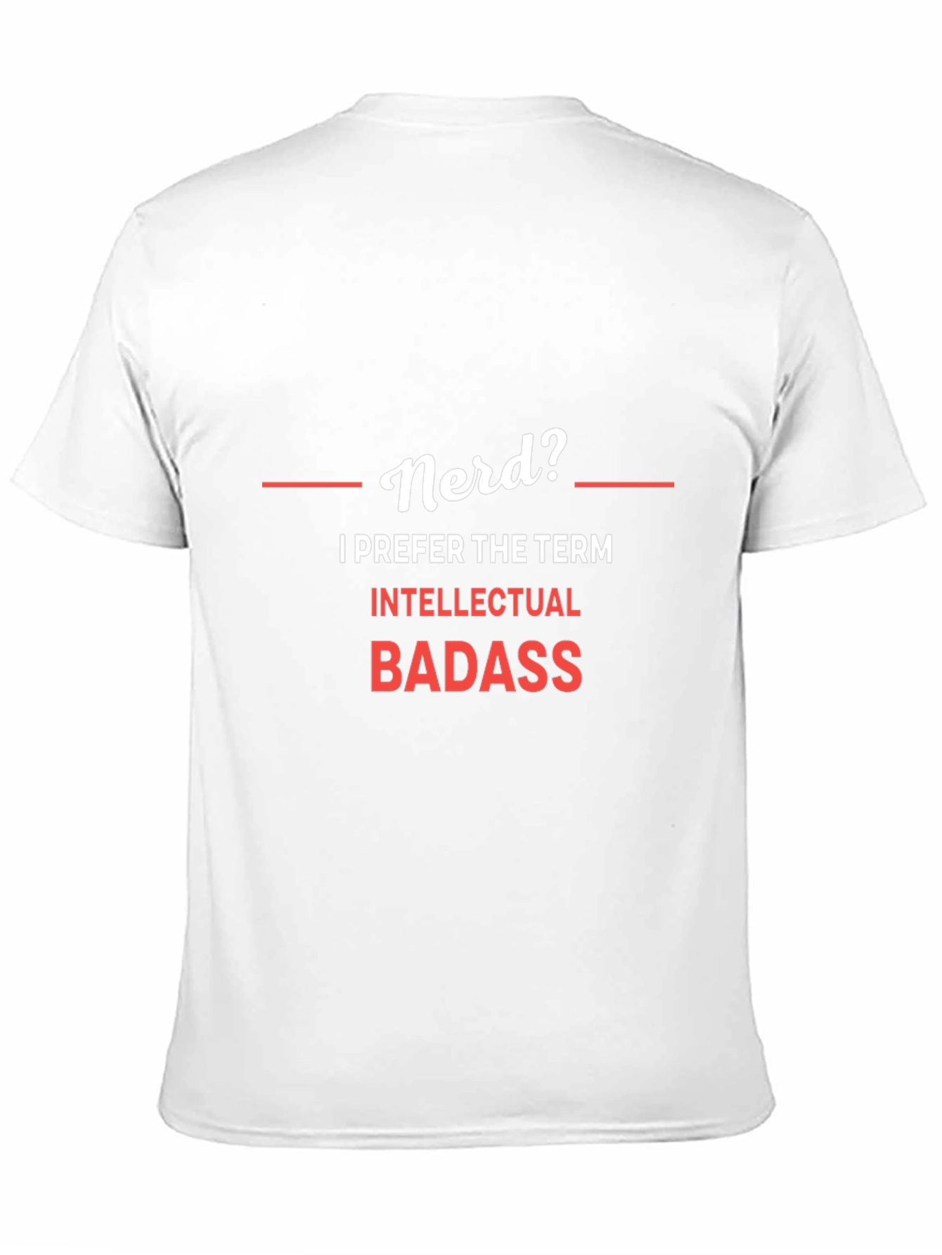Black Nerd? Intellectual Badass Graphic T-Shirt view 11