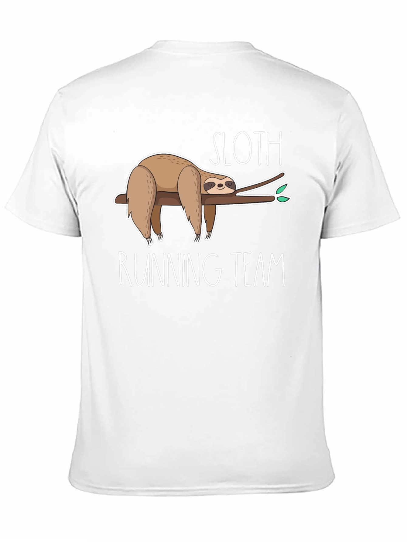 Black Sloth Running Team Graphic Tee view 11