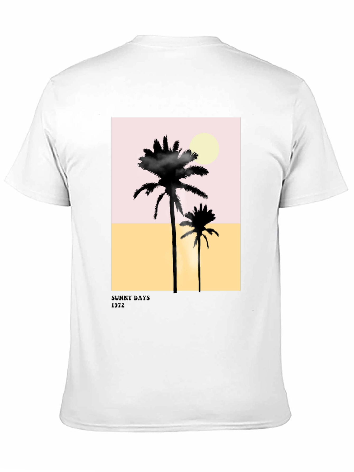 Black Sunny Days Palm Tree Graphic T-Shirt view 11